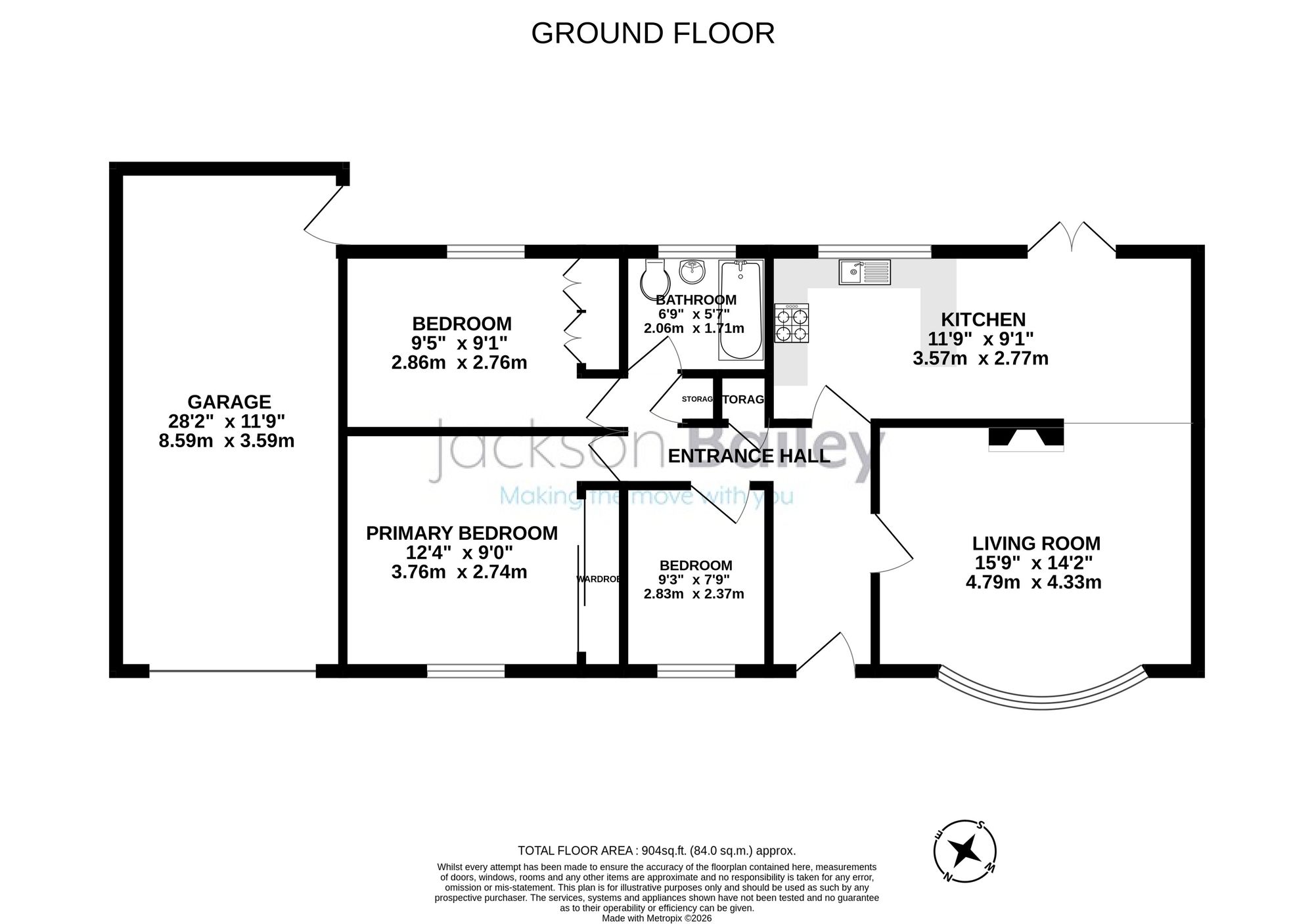 2 Maddoxford Way, Southampton floorplan
