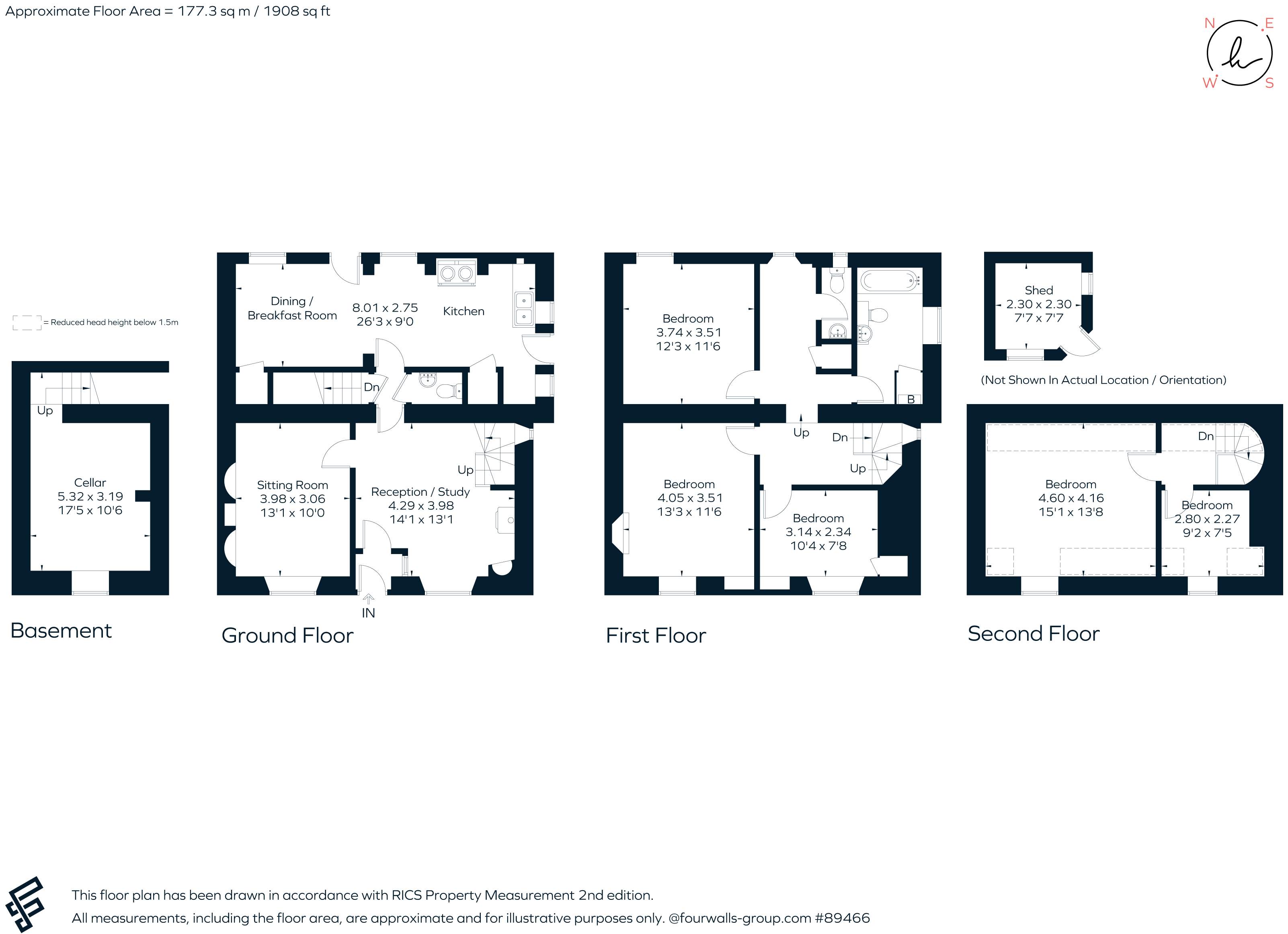 Cobden House, Hazelbury Hill, Box floorplan