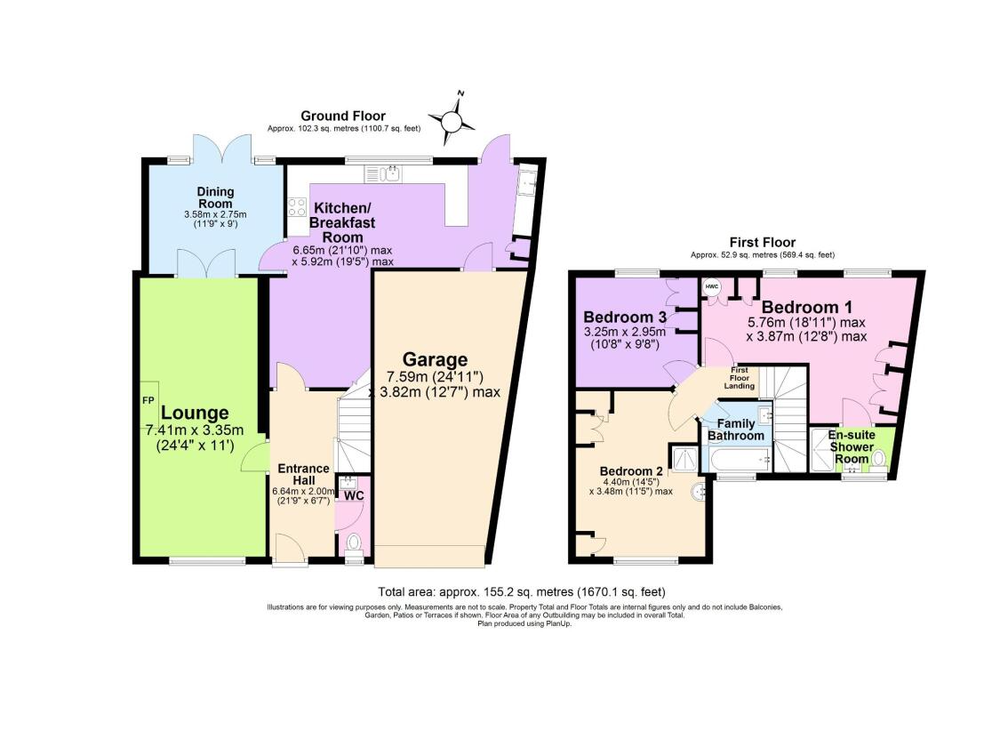 Lime Tree Cottage,, The Chase, Essex floorplan