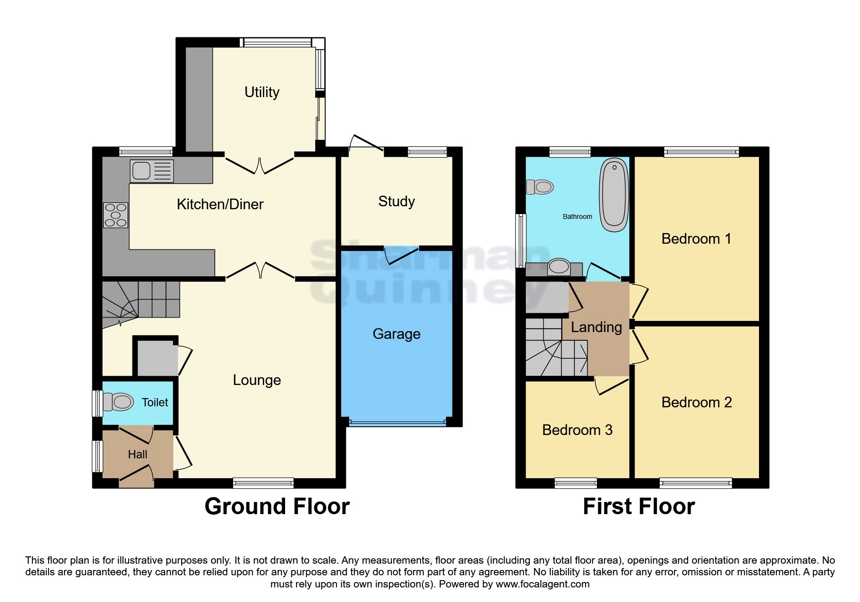 7, Oldfield Gardens, Peterborough floorplan