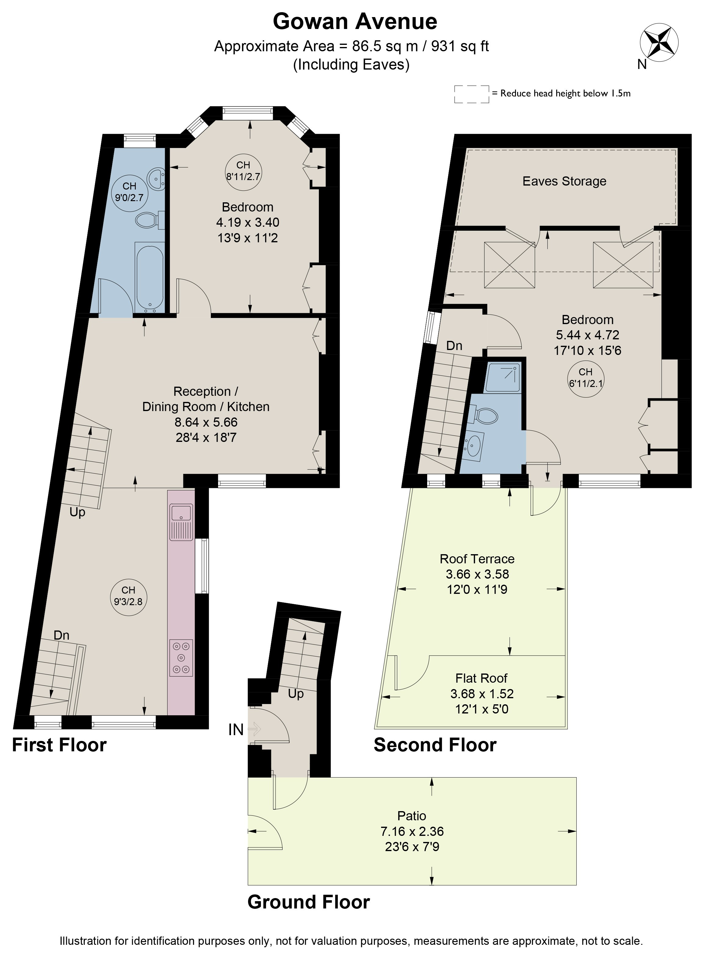 Gowan Avenue, London floorplan