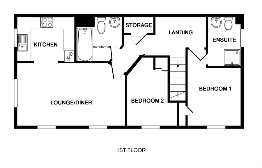2 Bedrooms Flat for sale in Tudor Close, Haverhill CB9