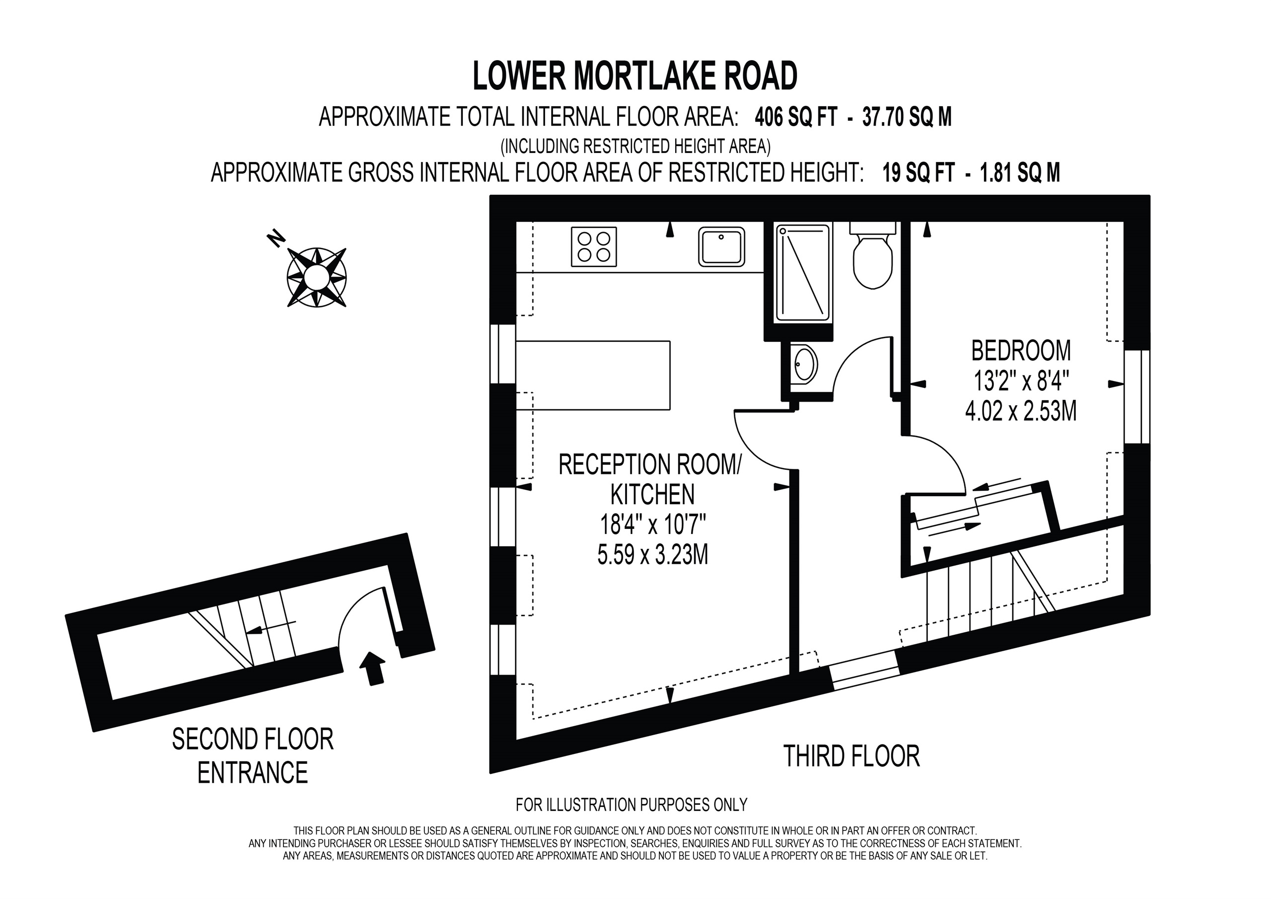 Lower Mortlake Road, Kew, Richmond TW9, 1 bedroom flat for sale