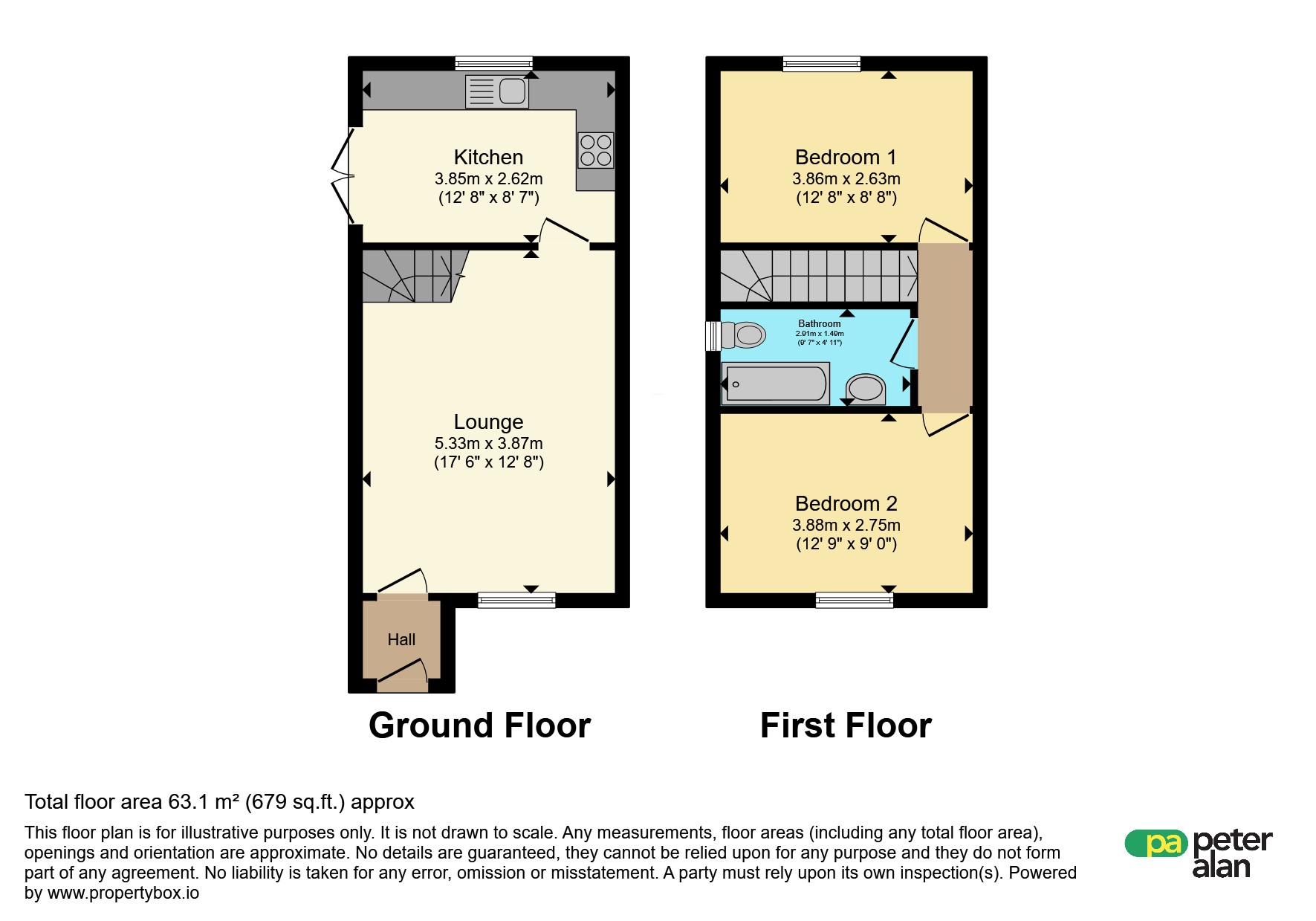 12, Beckgrove Close, CARDIFF floorplan