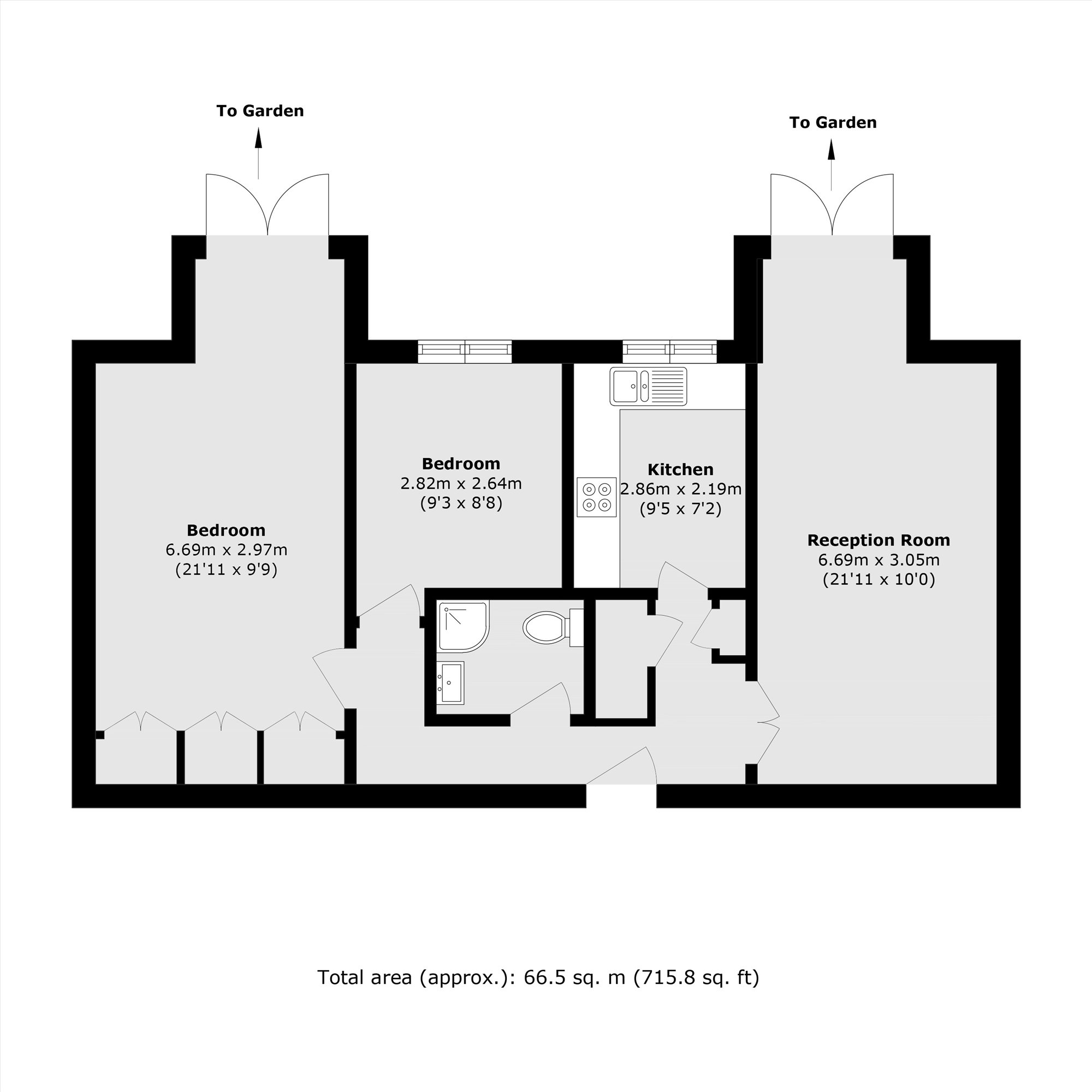 238, Brompton Park Crescent, London floorplan