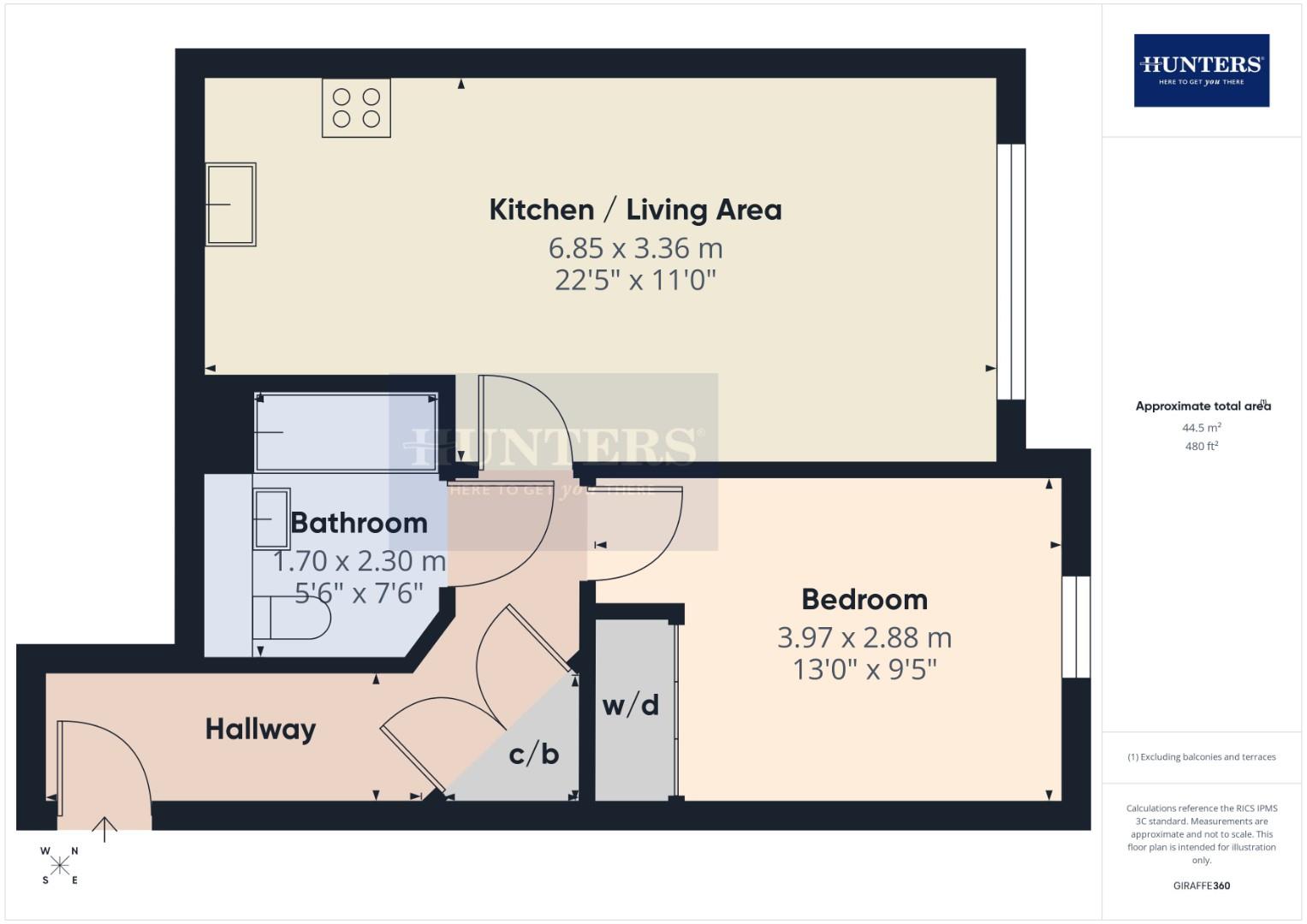 Flat 6, Mullins House, Swindon Road, Cheltenham floorplan