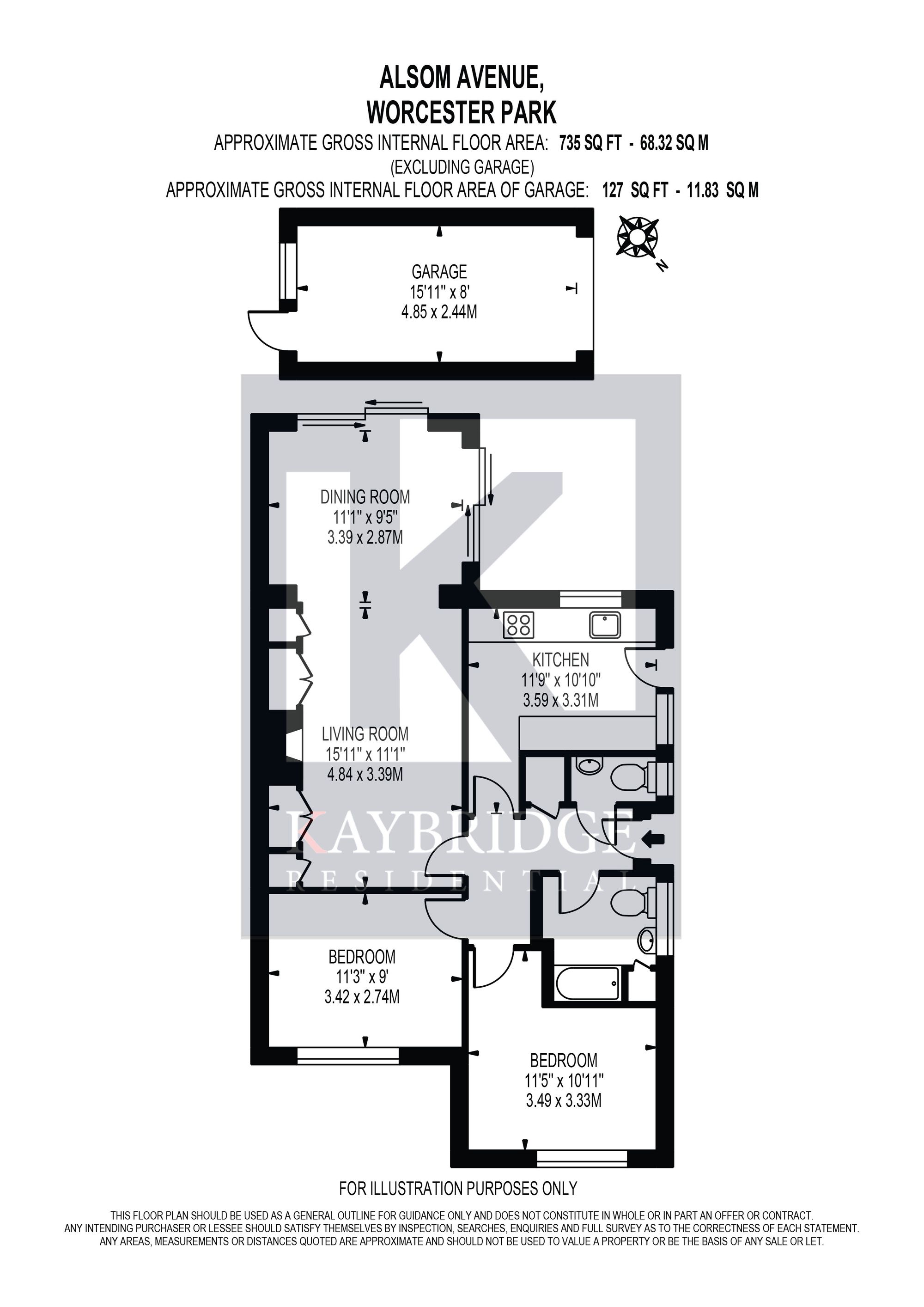 35 Alsom Avenue, Worcester Park floorplan