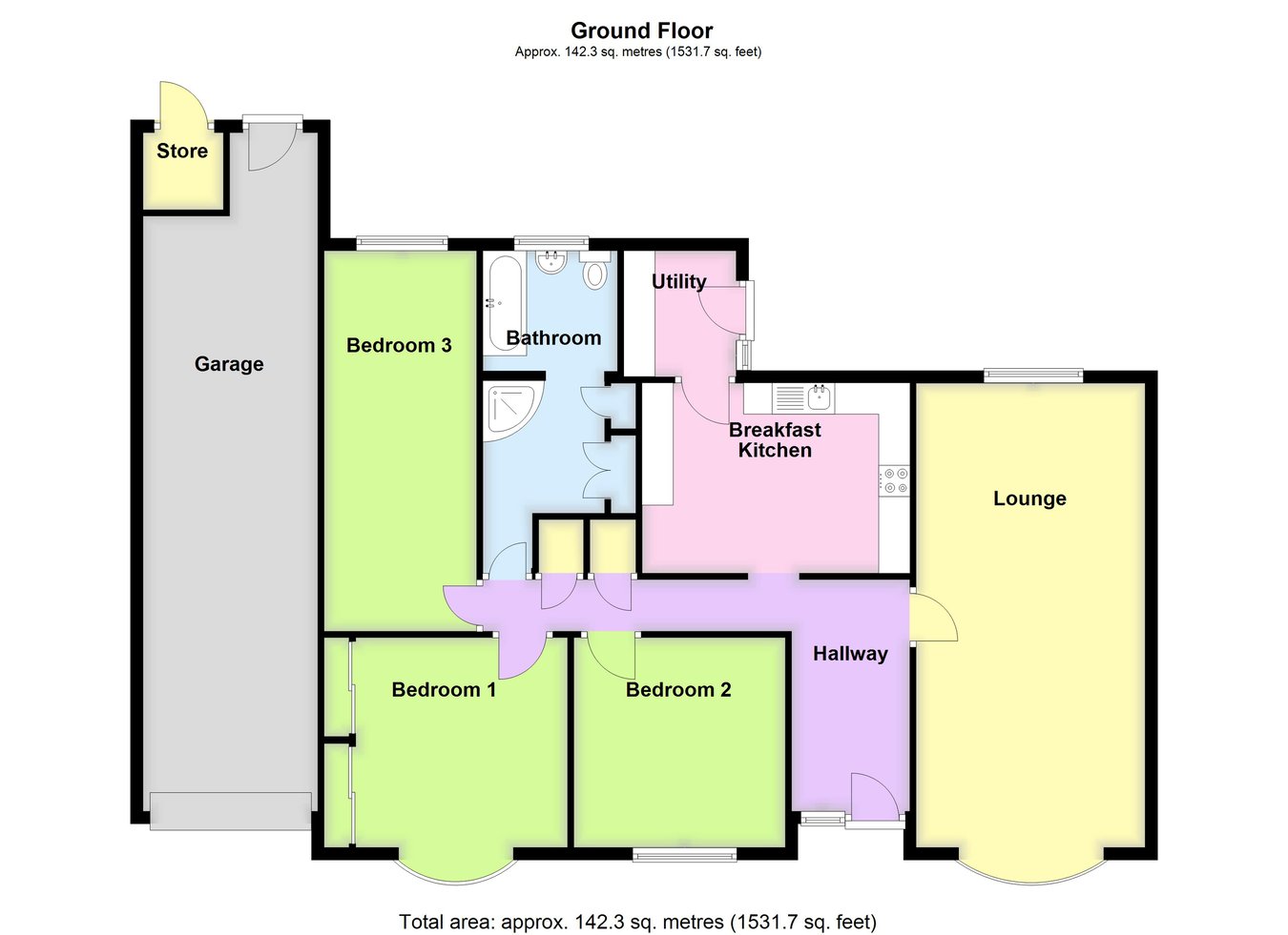 Willows, Northlands Lane, Boston floorplan