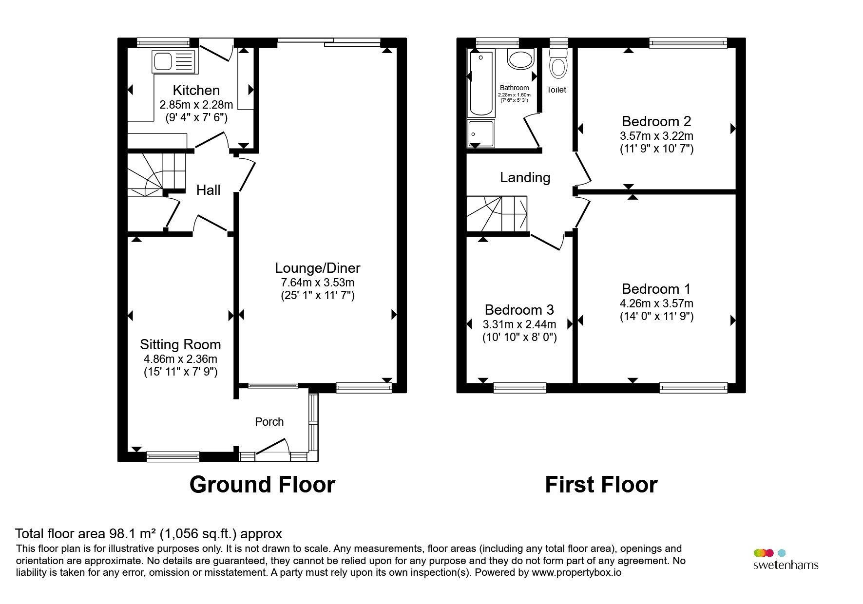 3, Glendale Avenue, Chester floorplan