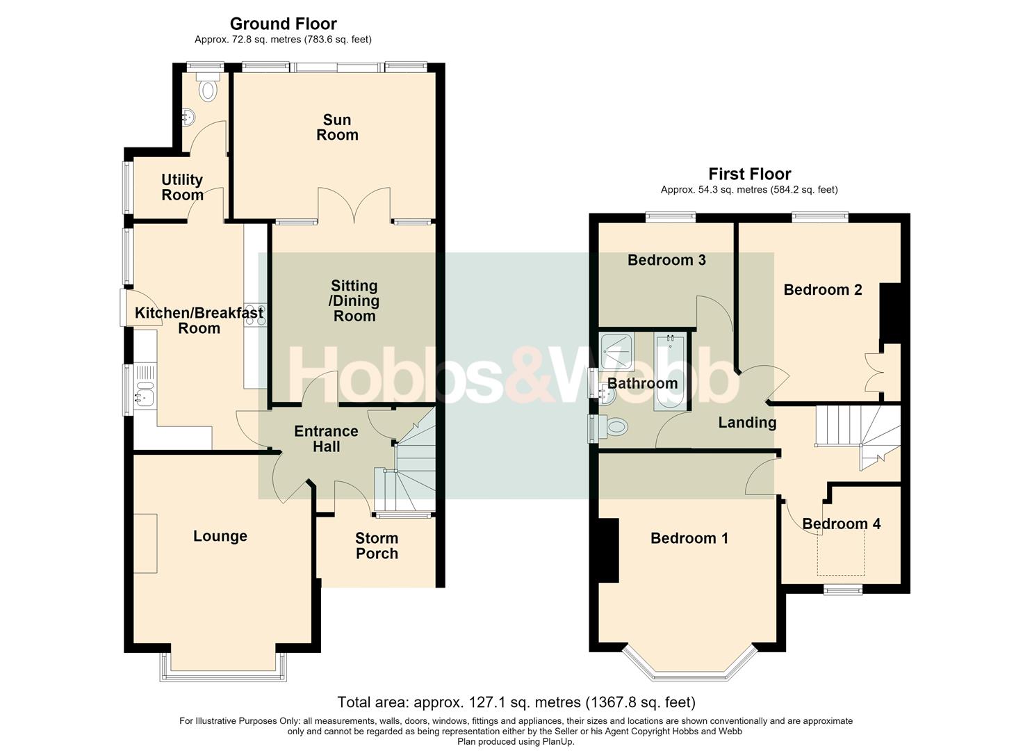 11, Selbourne Road, Weston-Super-Mare floorplan
