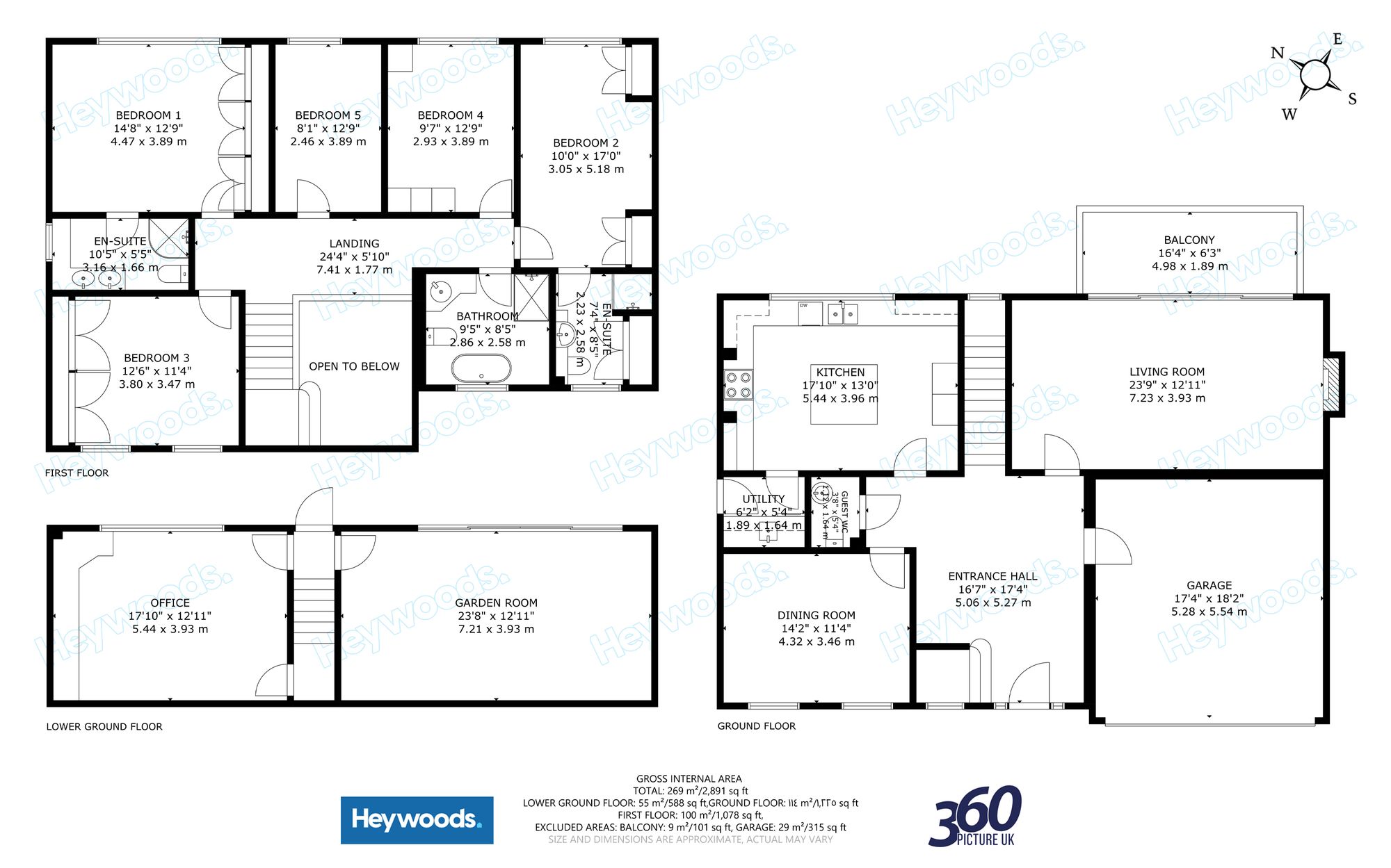 Birch House Walls Wood, Newcastle floorplan