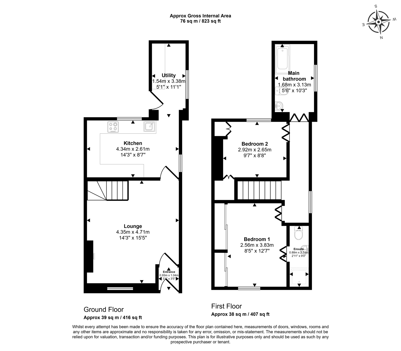 19, Copley Bent, Bishop Auckland floorplan