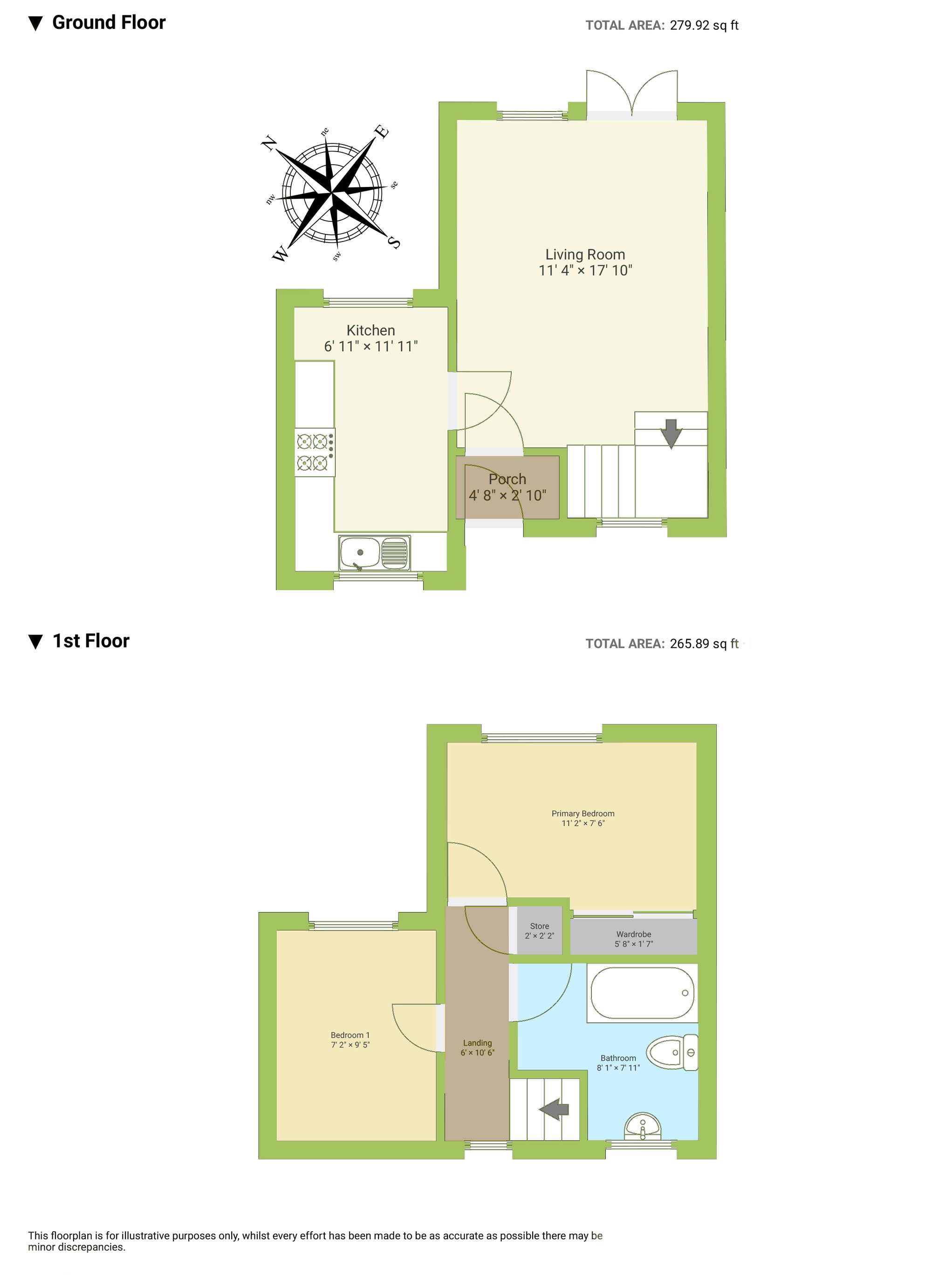 3 Almond Close, Pontypridd floorplan
