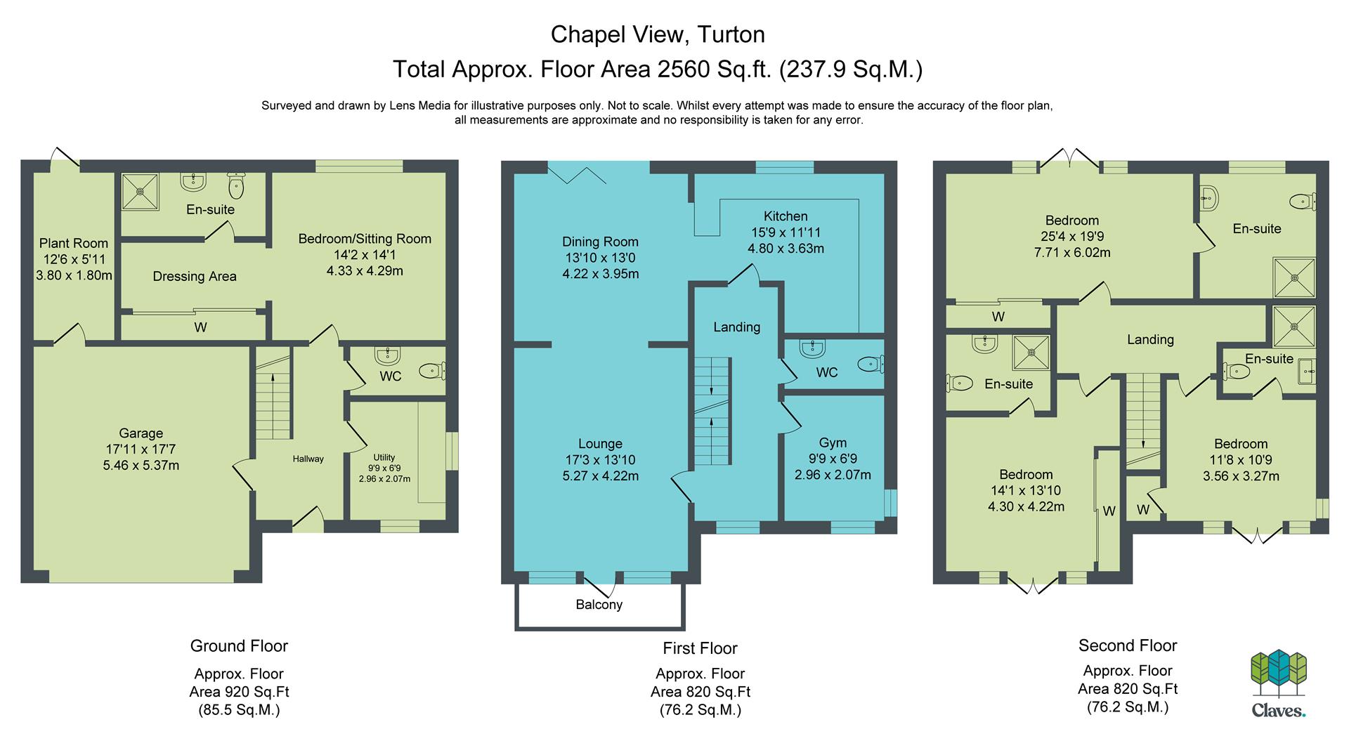 5 Chapel View, Station Road, Bolton floorplan