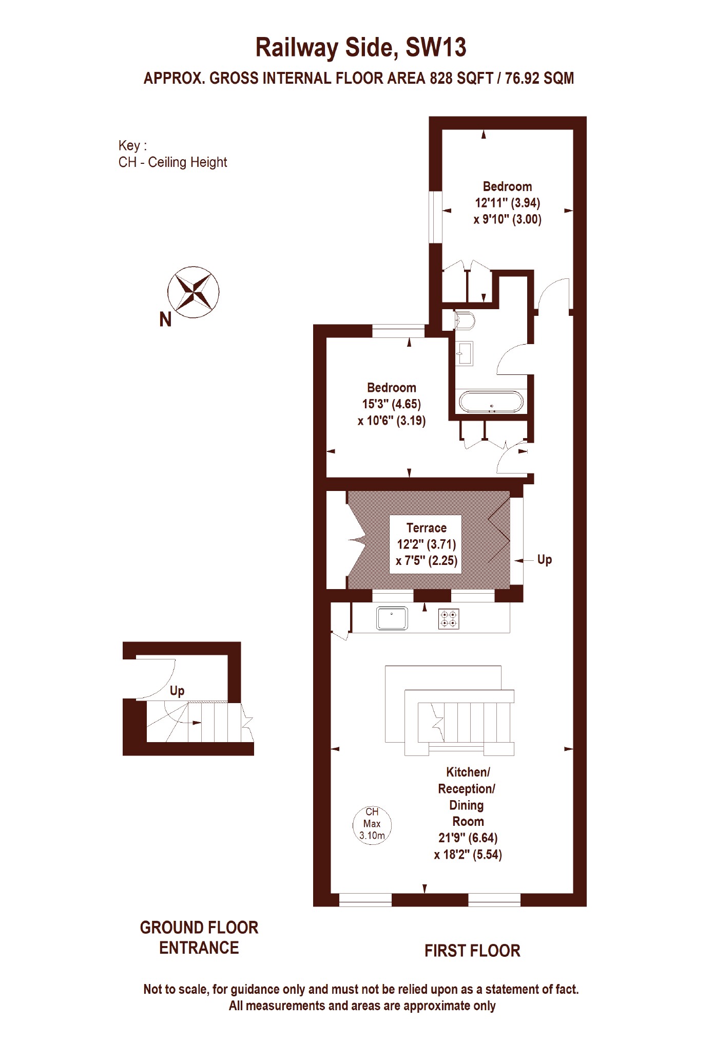 Railway Side, Barnes floorplan