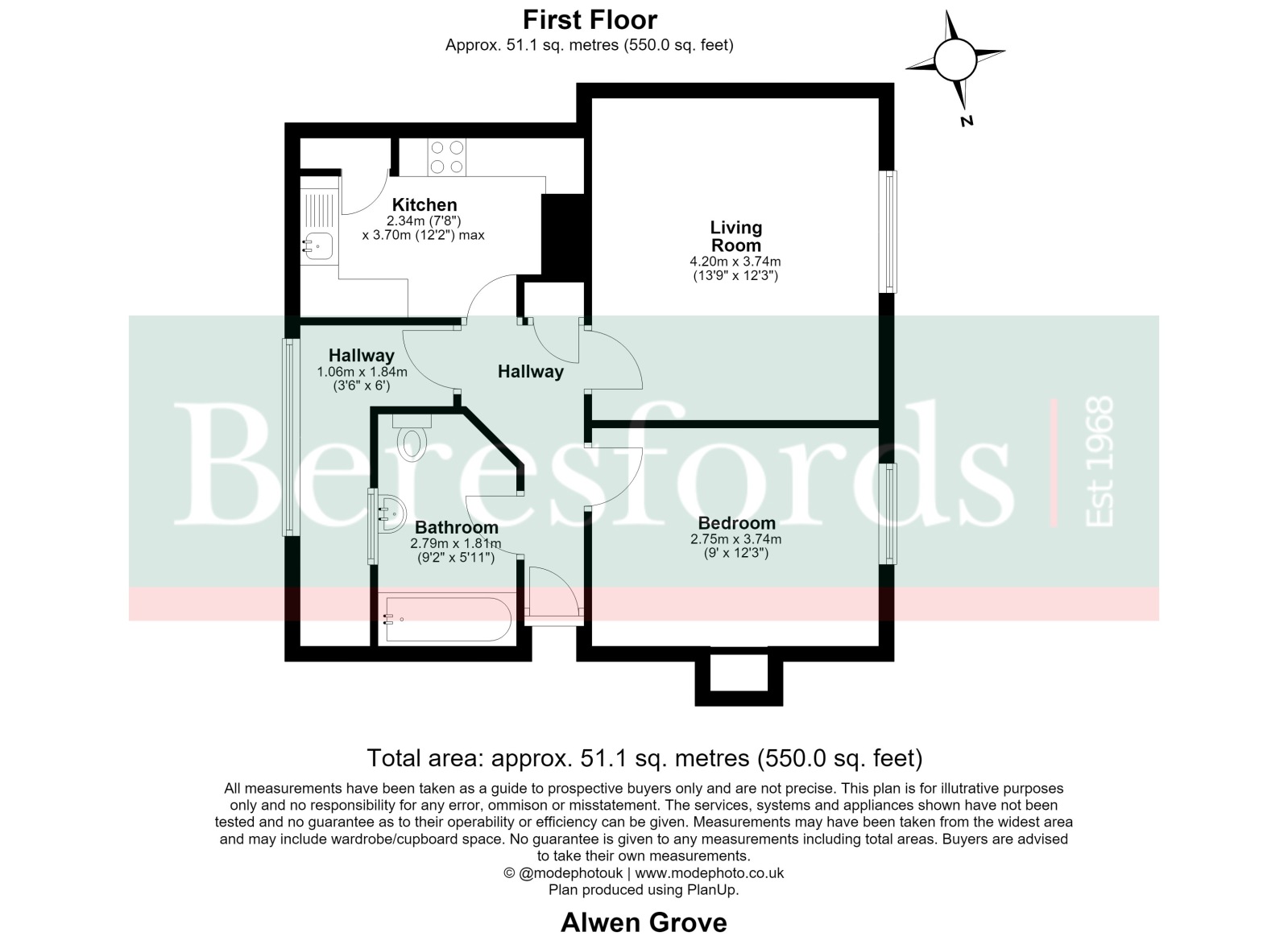 15, Alwen Grove, Essex floorplan