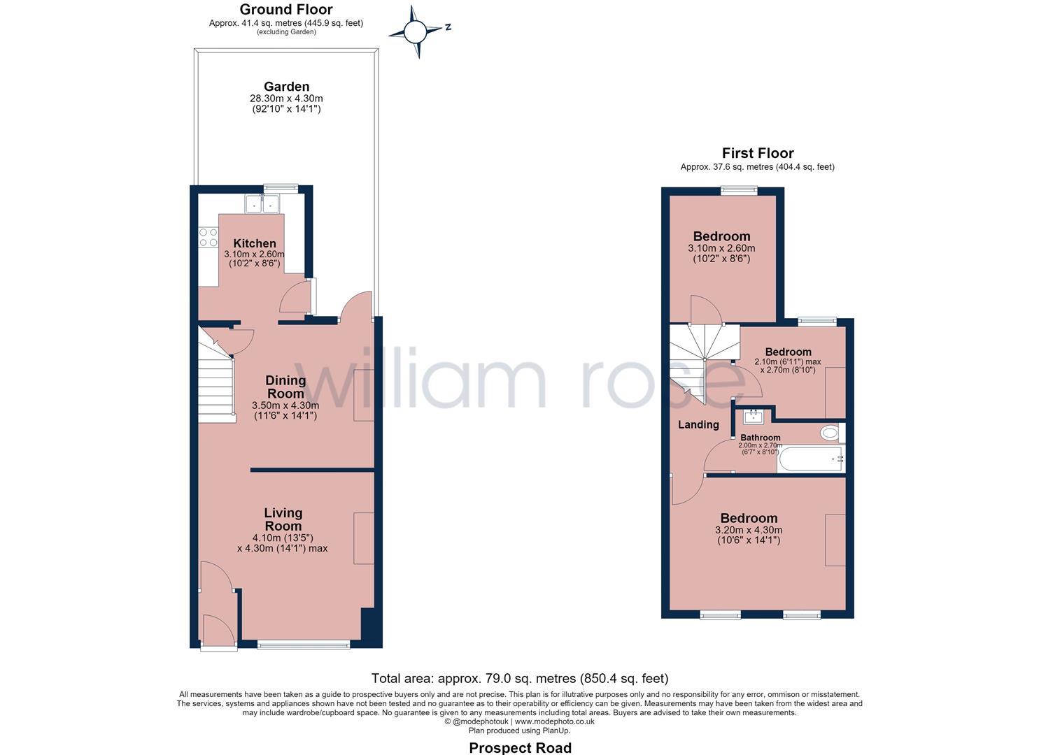 94, Prospect Road, Woodford Green floorplan