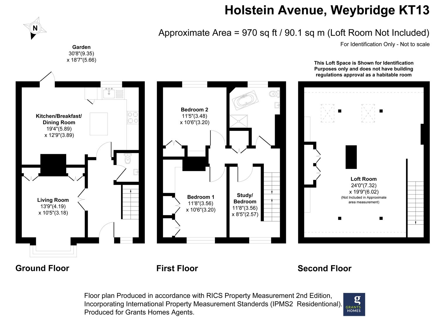 5, Holstein Avenue, Weybridge floorplan