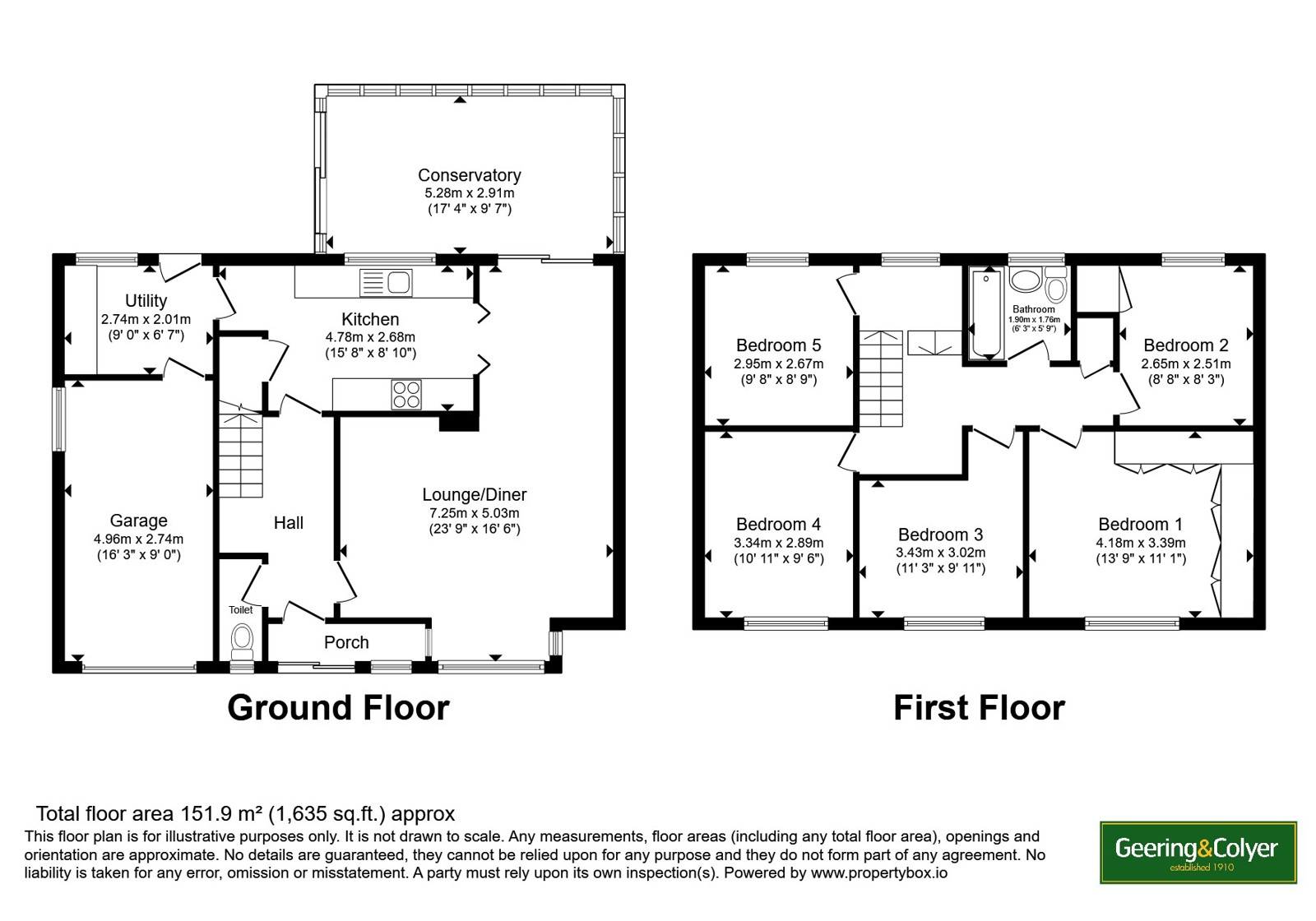 34, The Ridgeway, Dover floorplan