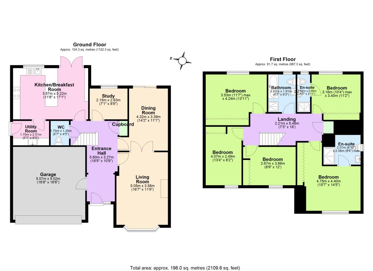 8, King Richard Way, Ashby-De-La-Zouch floorplan