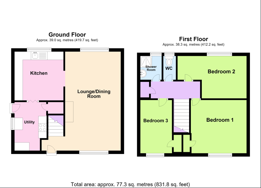 39, Min Y Llan, Haverfordwest floorplan