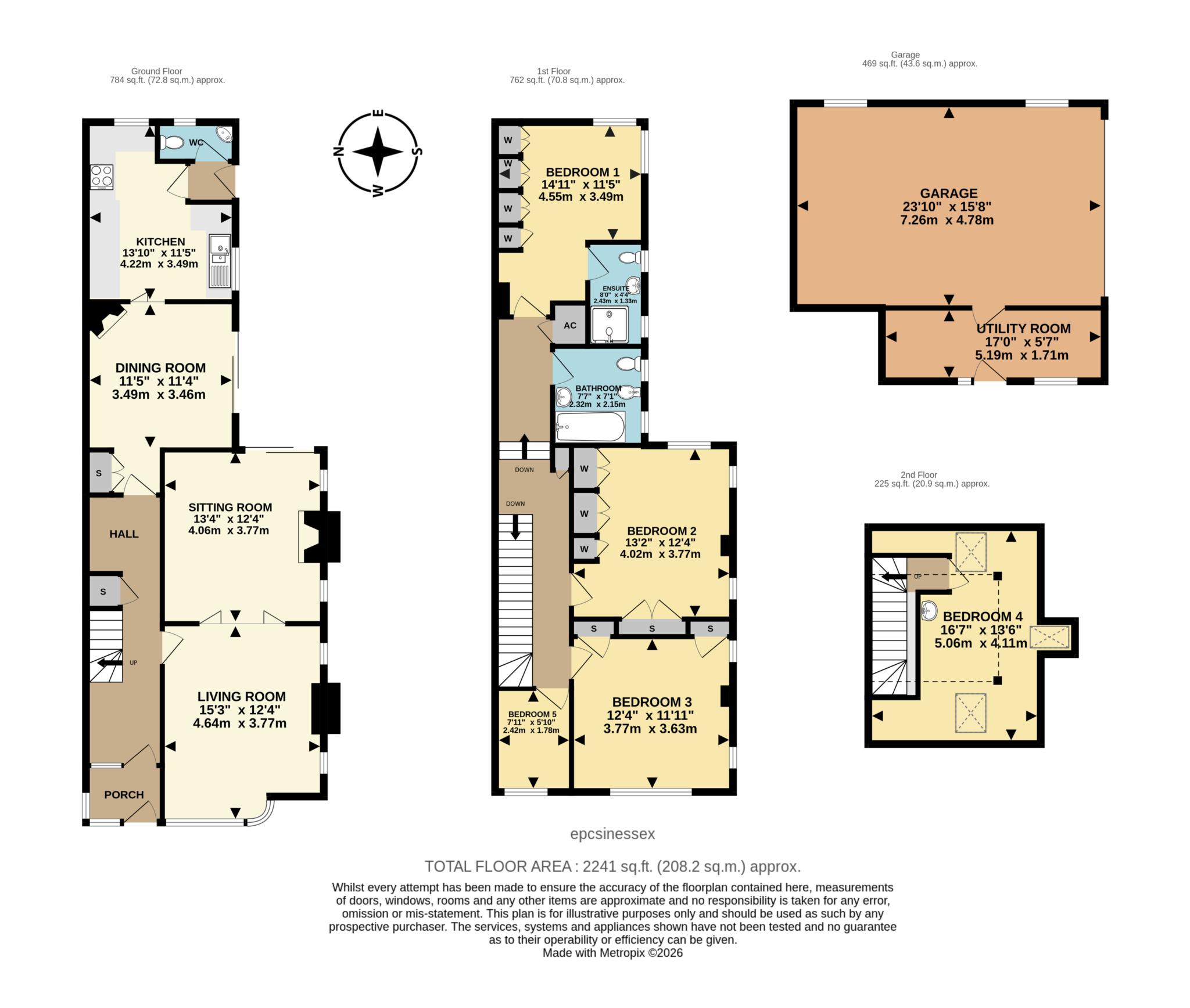 20, Warley Mount, Brentwood floorplan
