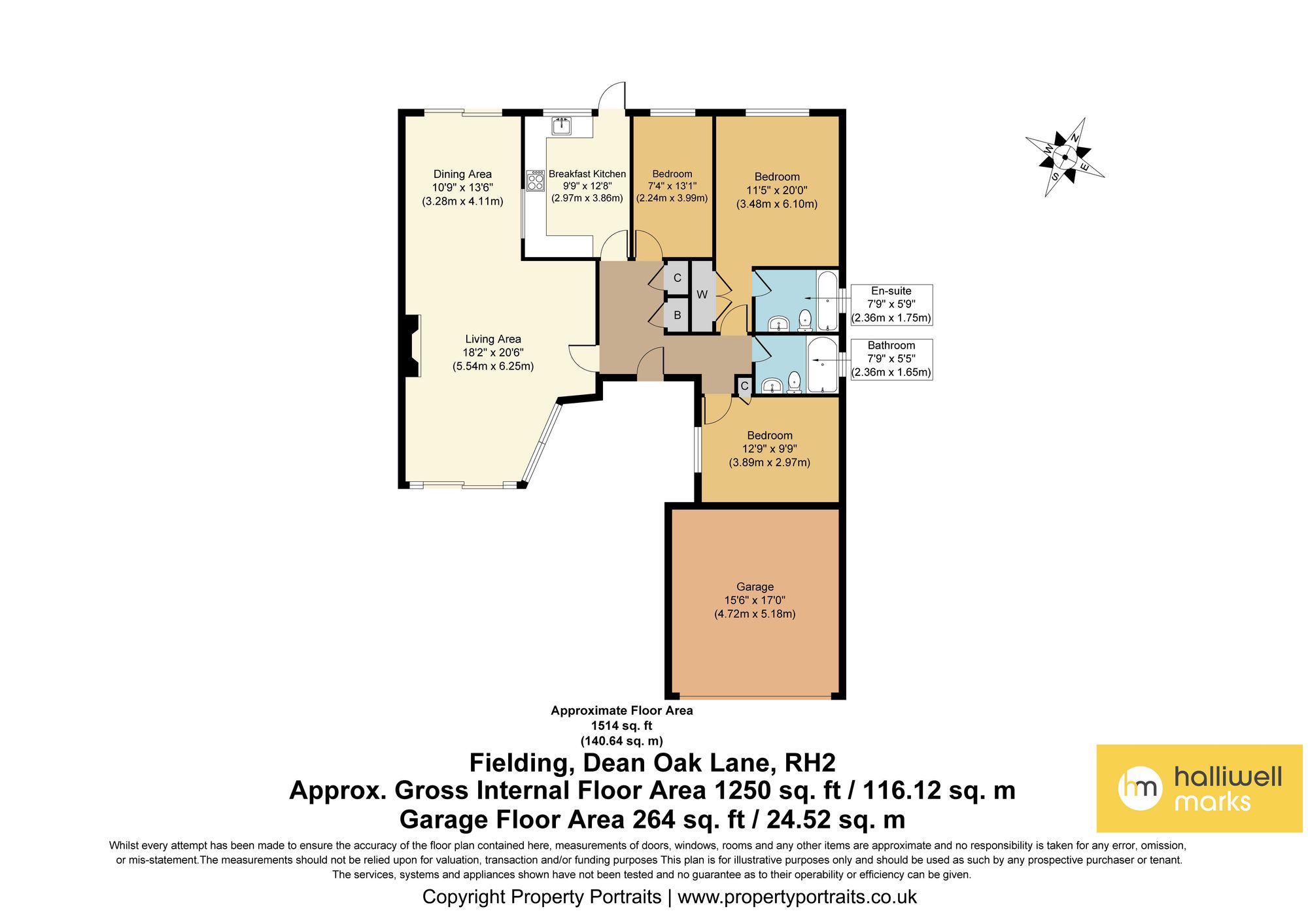 Fielding Dean Oak Lane, Reigate floorplan
