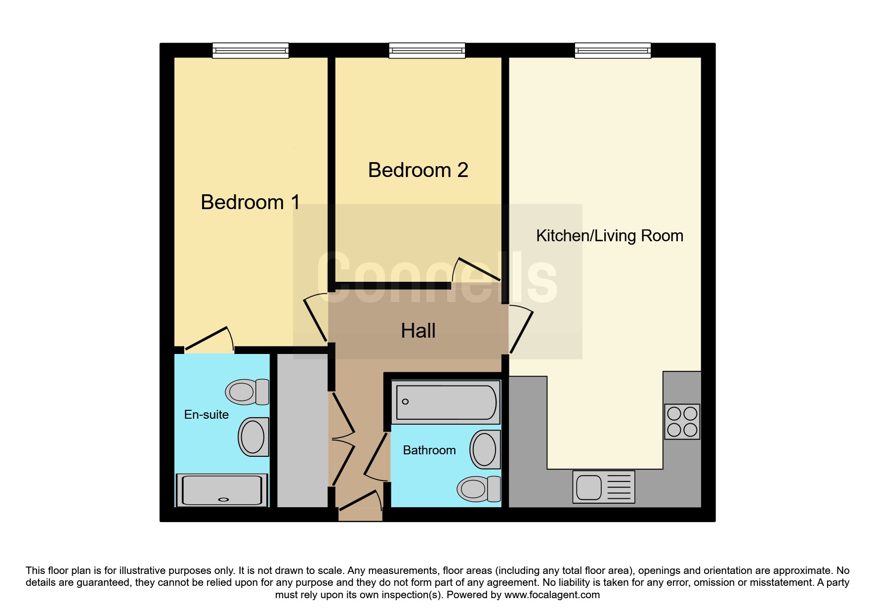 Flat 23, Cinderella Court, Watery Lane, Worcester floorplan