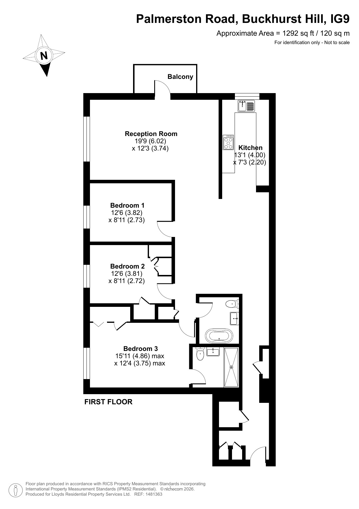 10 The Green, Palmerston Road, Essex floorplan