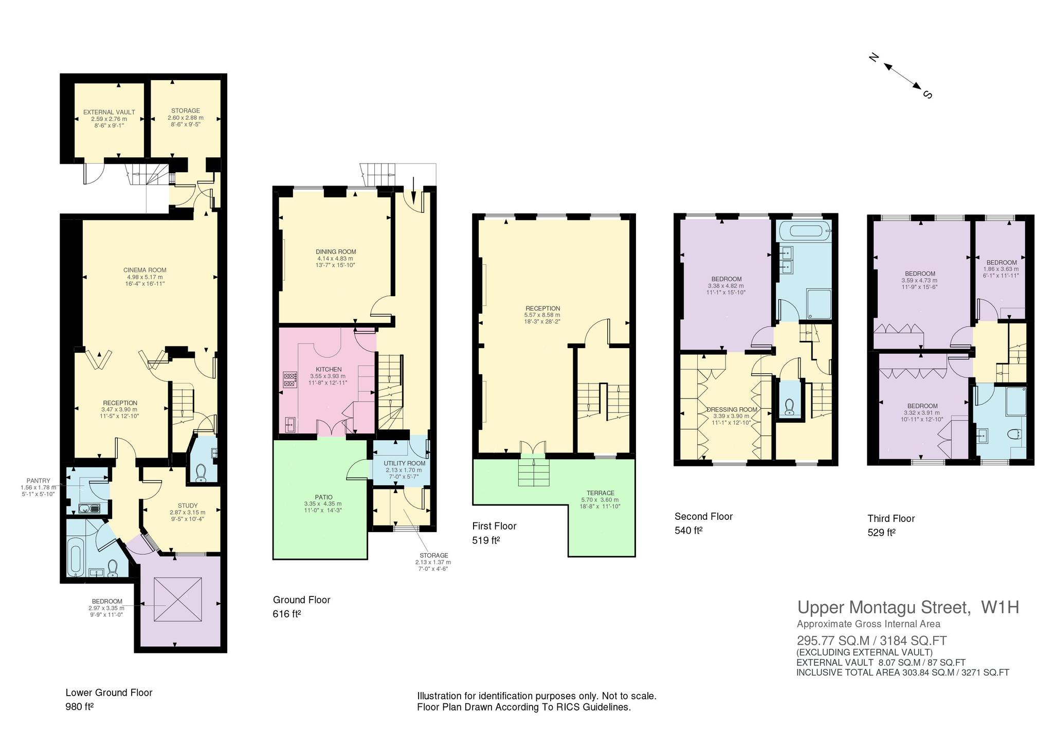 27, Upper Montagu Street, London floorplan