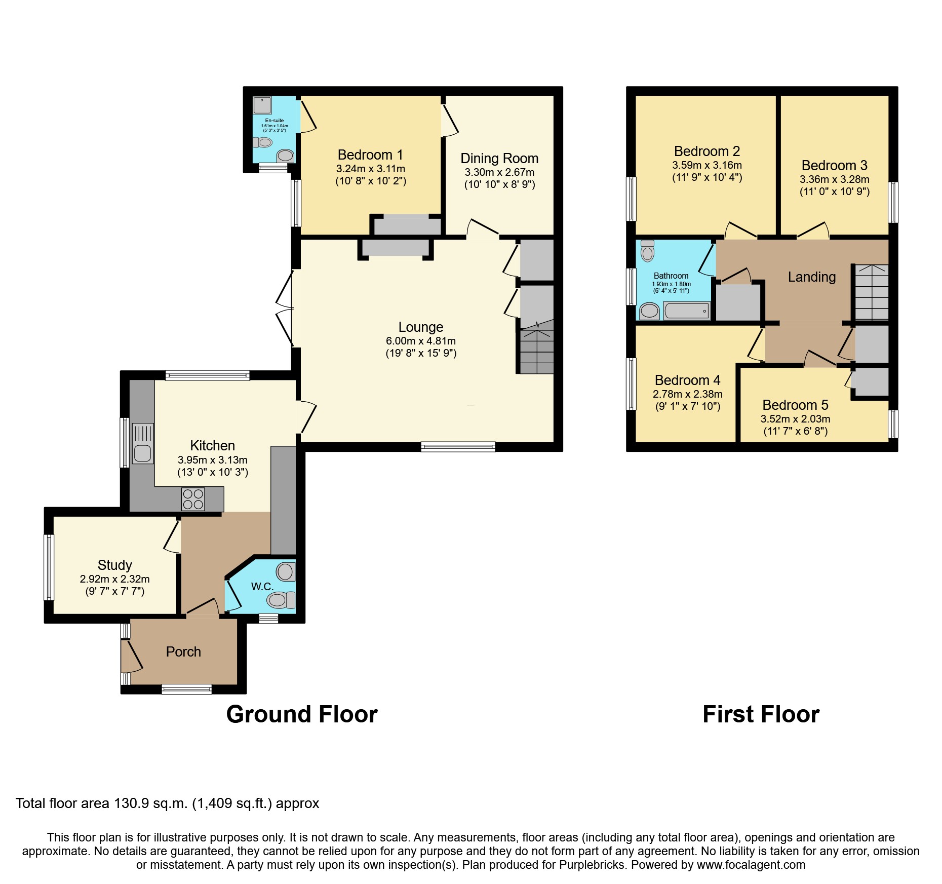 2 Grove Cottages, Crewe Road, Stoke-on-Trent floorplan