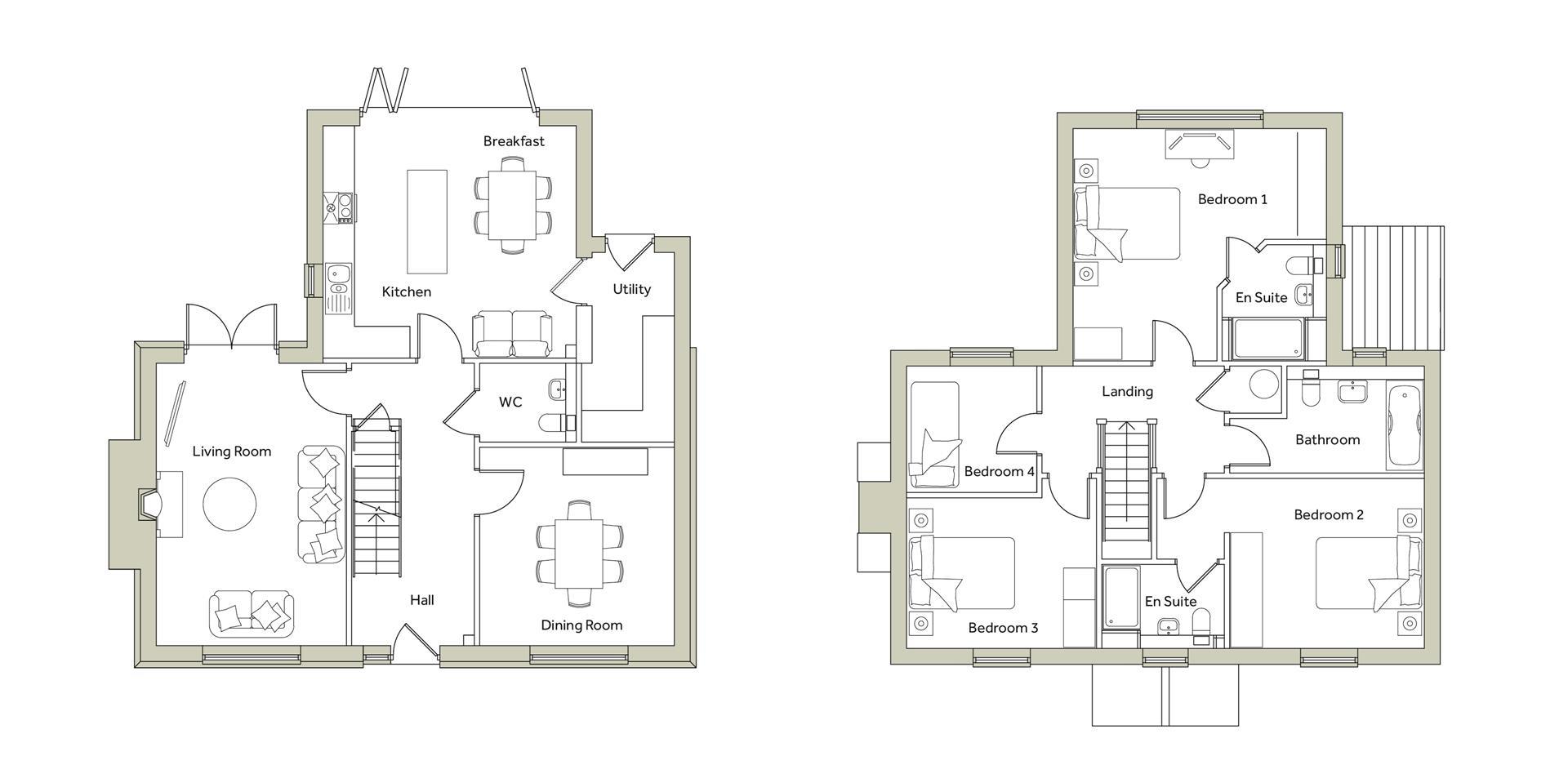 4 Bedrooms Detached house for sale in Tulip, Plot 6, Latchingdon Park, Latchingdon, Essex CM3