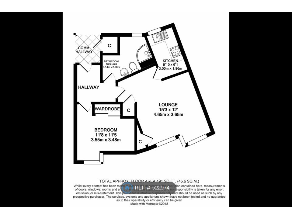 1 Bedrooms Flat to rent in Chamberlin Court, Cambridge CB4