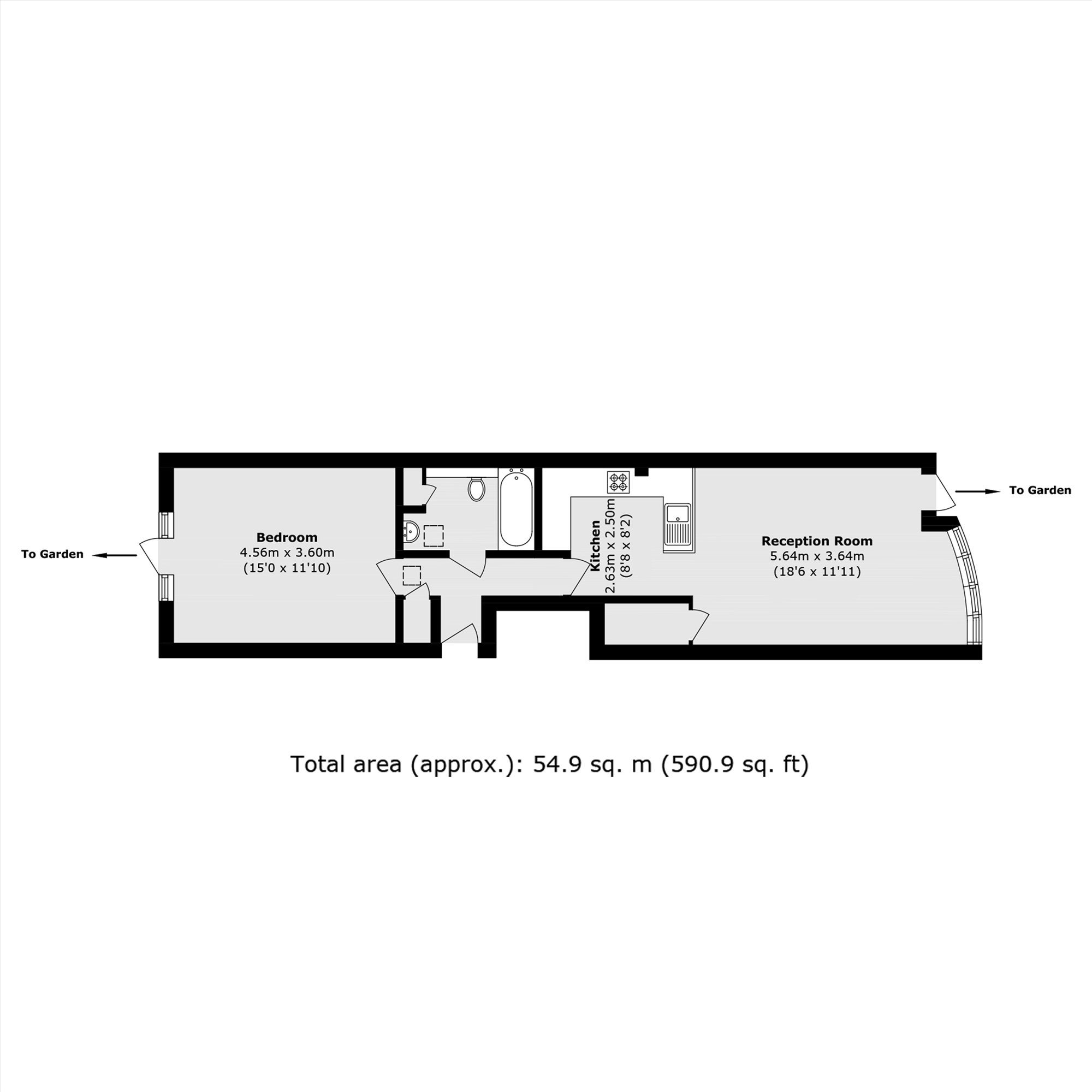 1, Coachmaker Mews, London floorplan