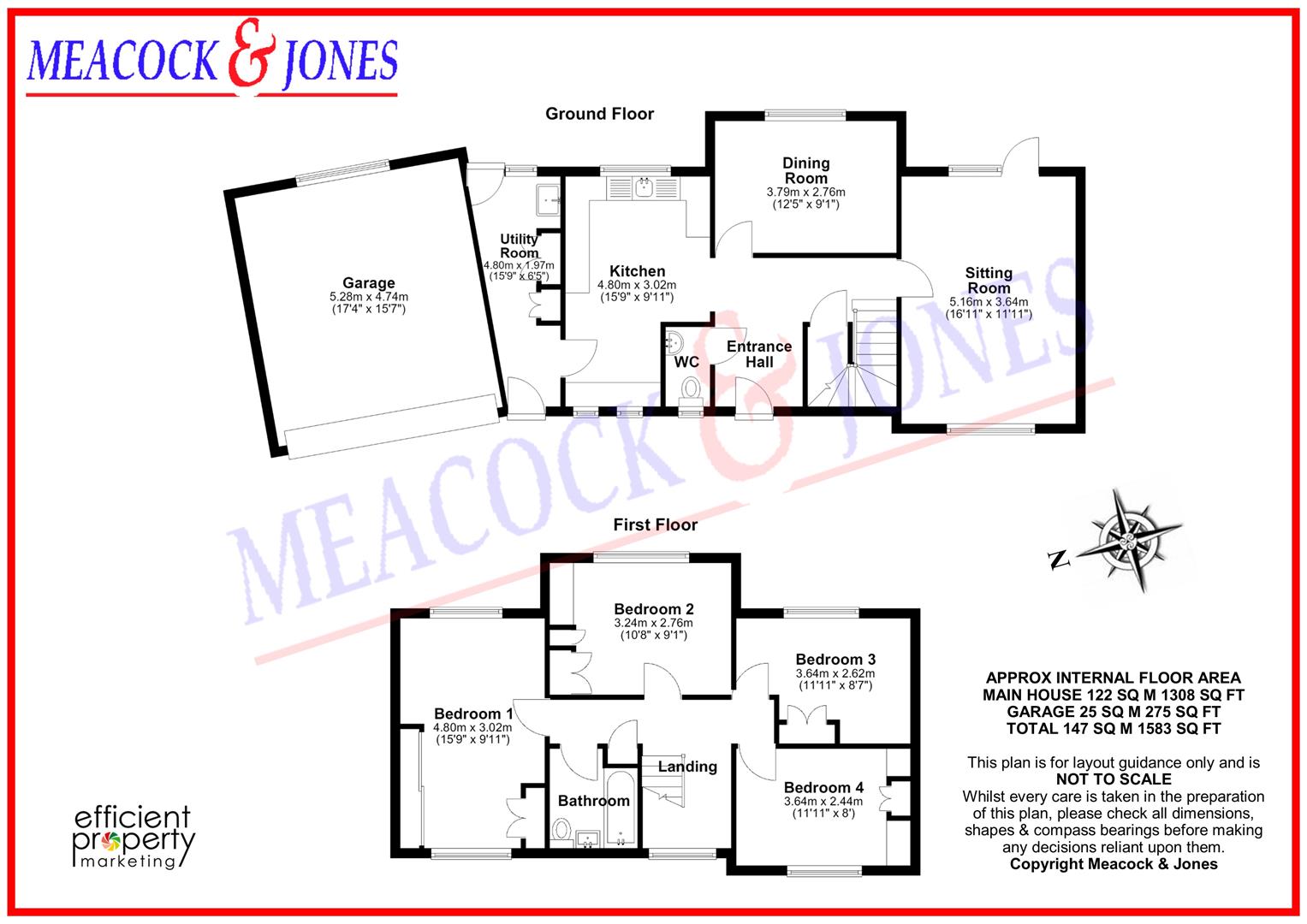 Glenmere, 12 Roundwood Grove, Brentwood floorplan