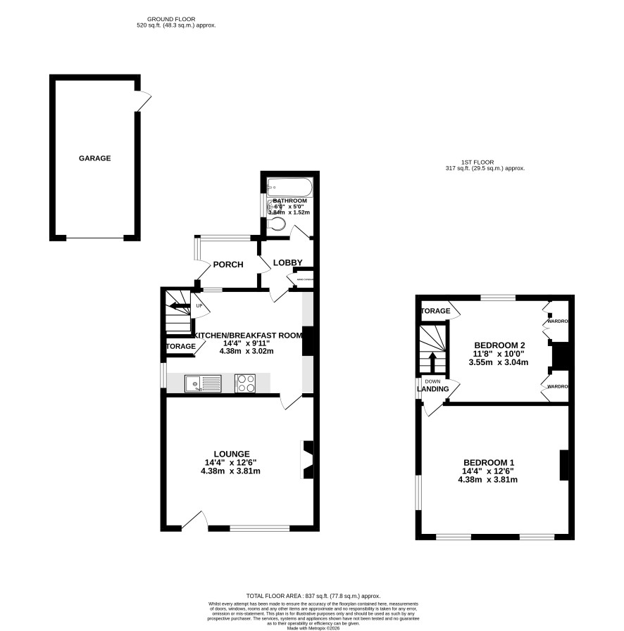 19 Damgate Lane, Acle, Norwich floorplan