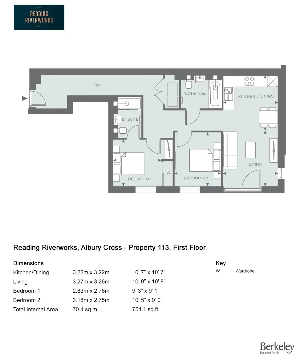 Reading Riverworks, Reading Riverworks, Carraway Street, Reading floorplan