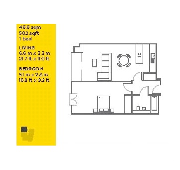 1 Bedrooms  to rent in Alpha Court, 20 Calvin Street, London E1