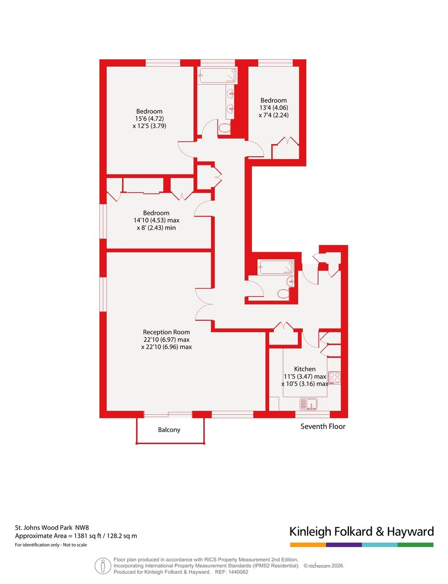 Flat 29 Sheringham,, St. Johns Wood Park, London floorplan