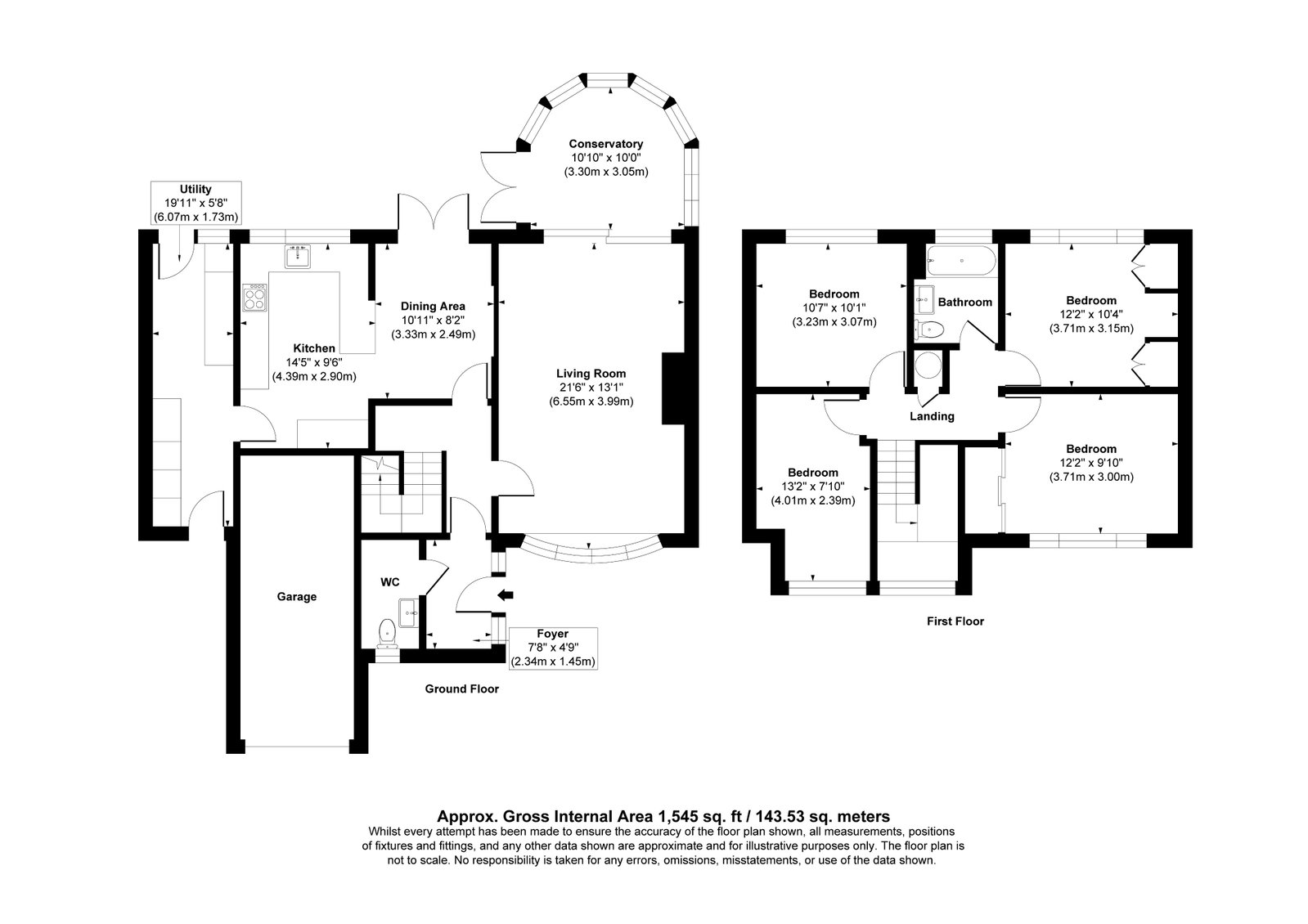 140, St. Agnells Lane, Hemel Hempstead floorplan