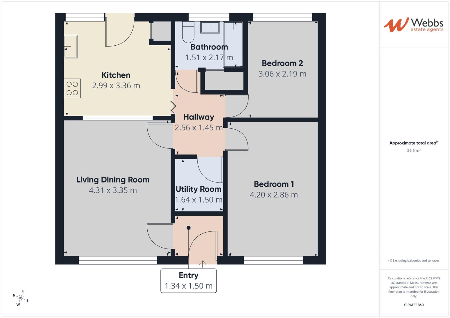 10, Harley Close, Rugeley floorplan