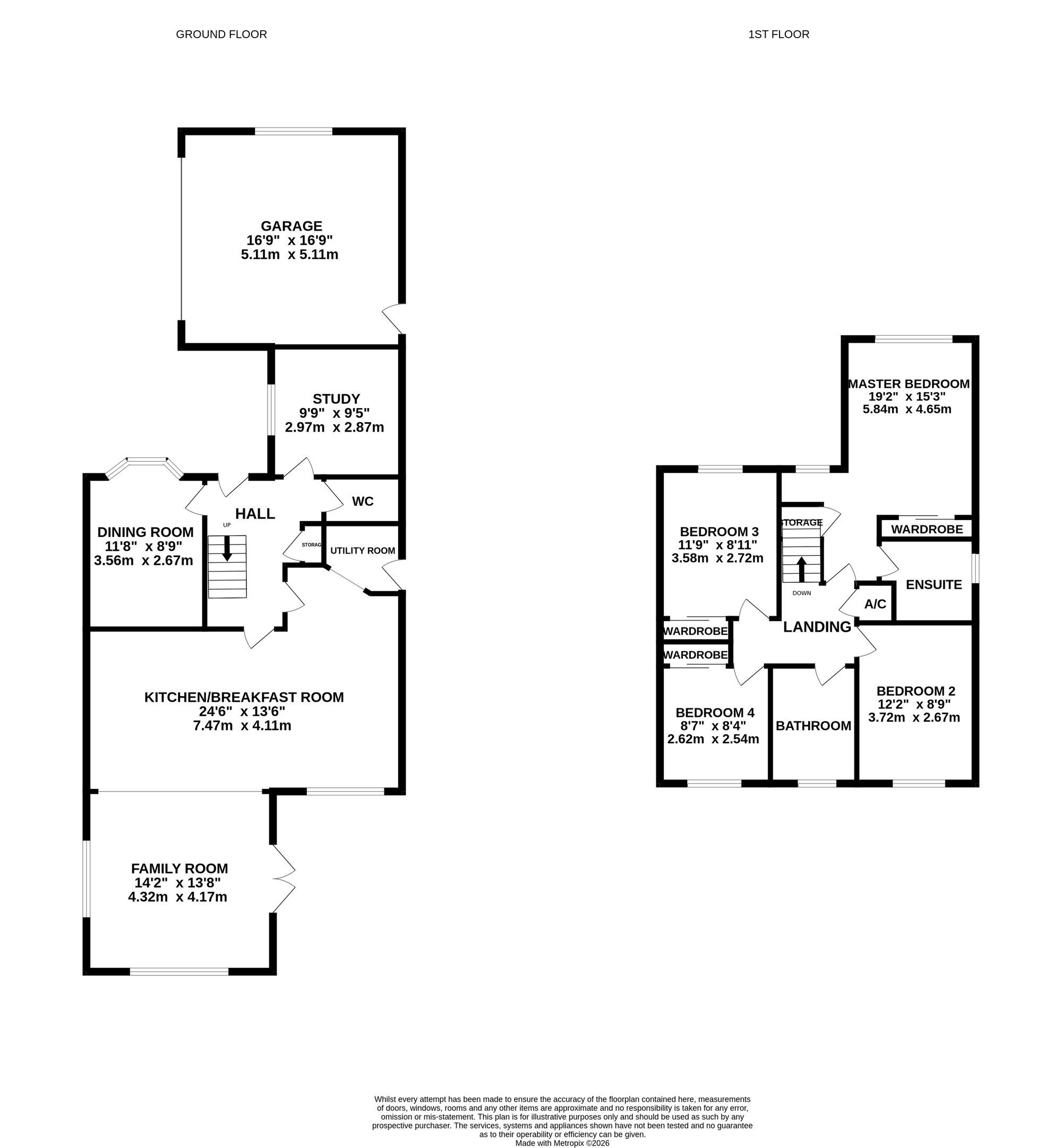 3 Glebe Close, Nantwich floorplan