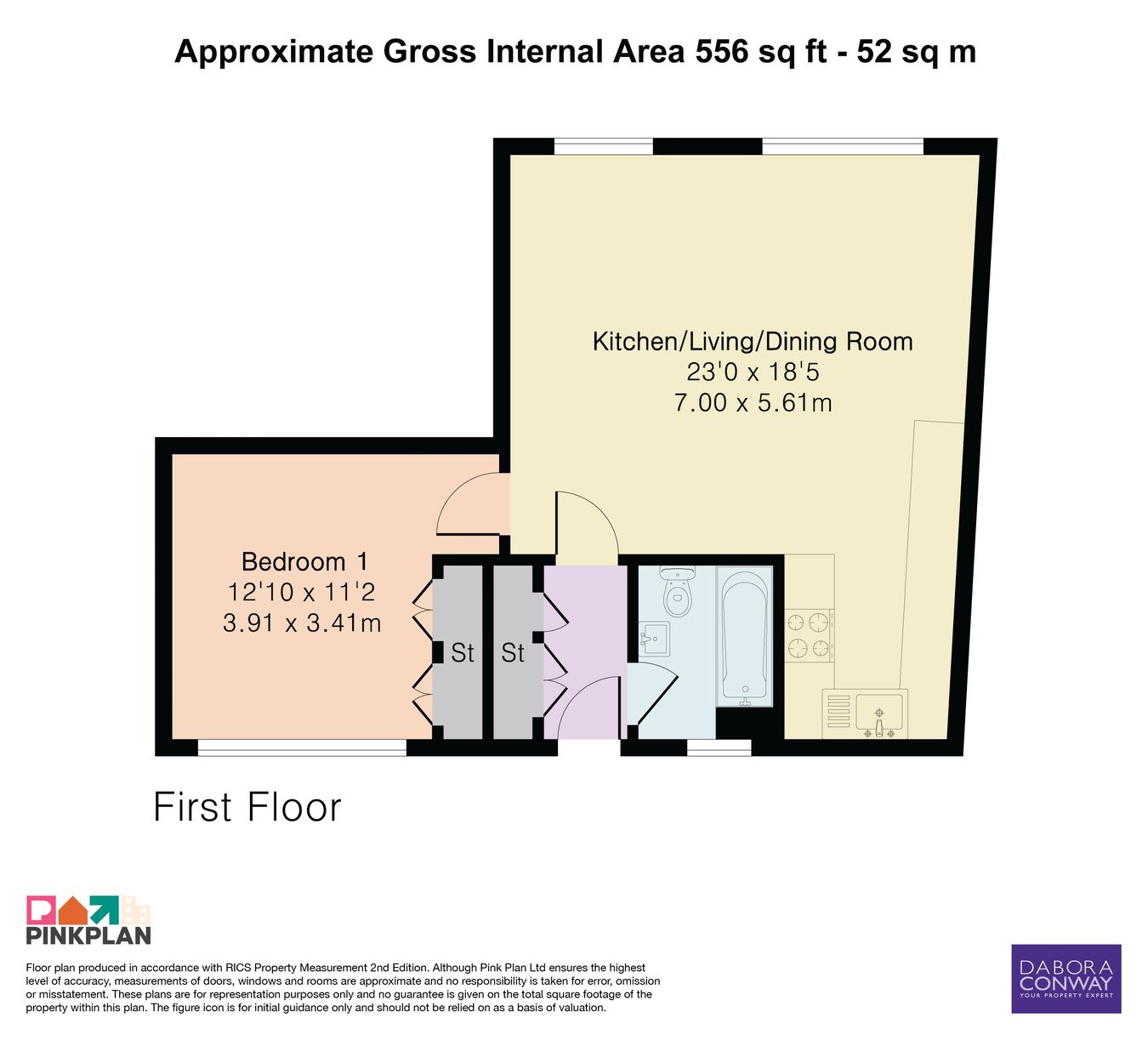 1a, Coppice Row, THEYDON BOIS floorplan