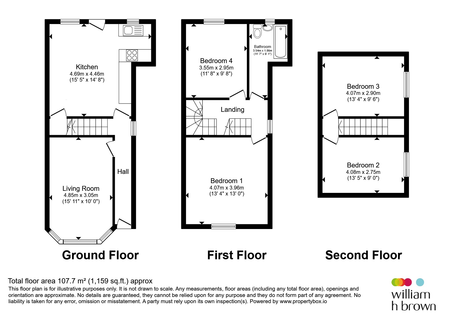 18, Thornton Lane, Bradford floorplan