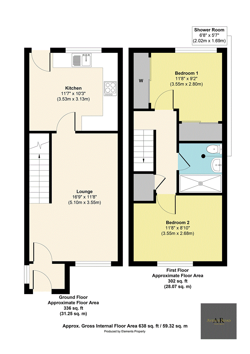 14 East Farm Of Gilmerton, Edinburgh EH17, 2 bedroom end terrace house