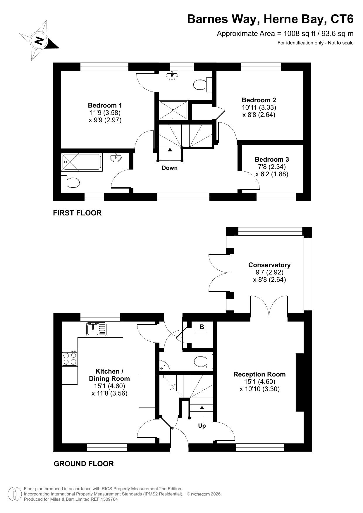 27, Barnes Way, Herne Bay floorplan