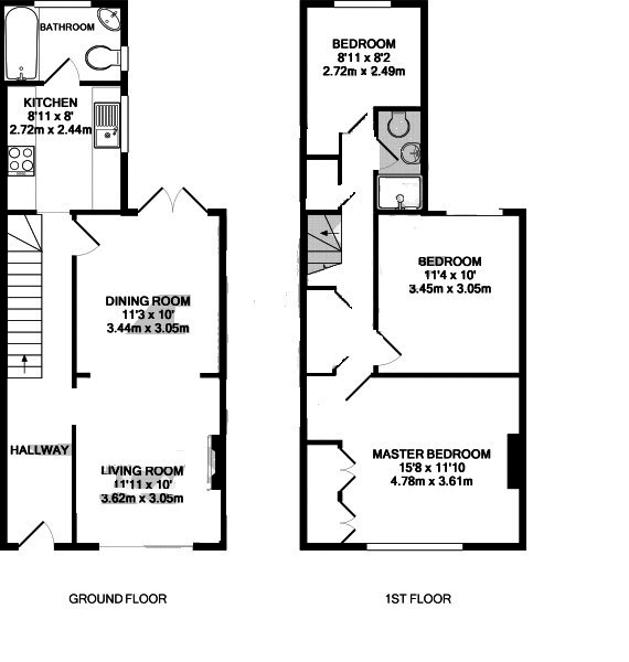 3 Bedrooms Semi-detached house to rent in Albert Road North, Reigate RH2