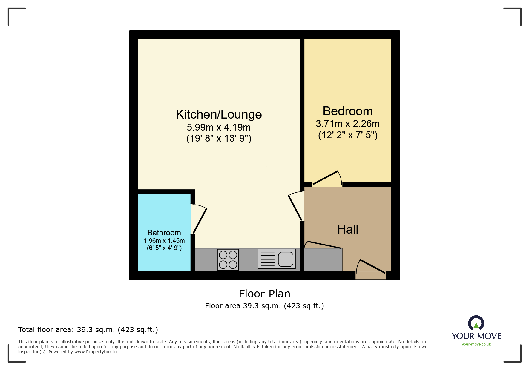 Flat 103, 65, North Street, West Yorkshire floorplan