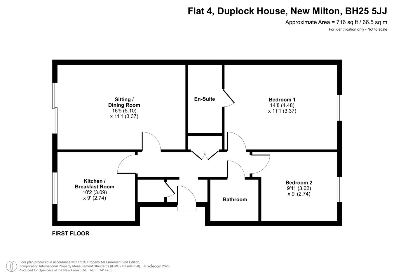 Duplock House, Fernhill Lane, New Milton floorplan
