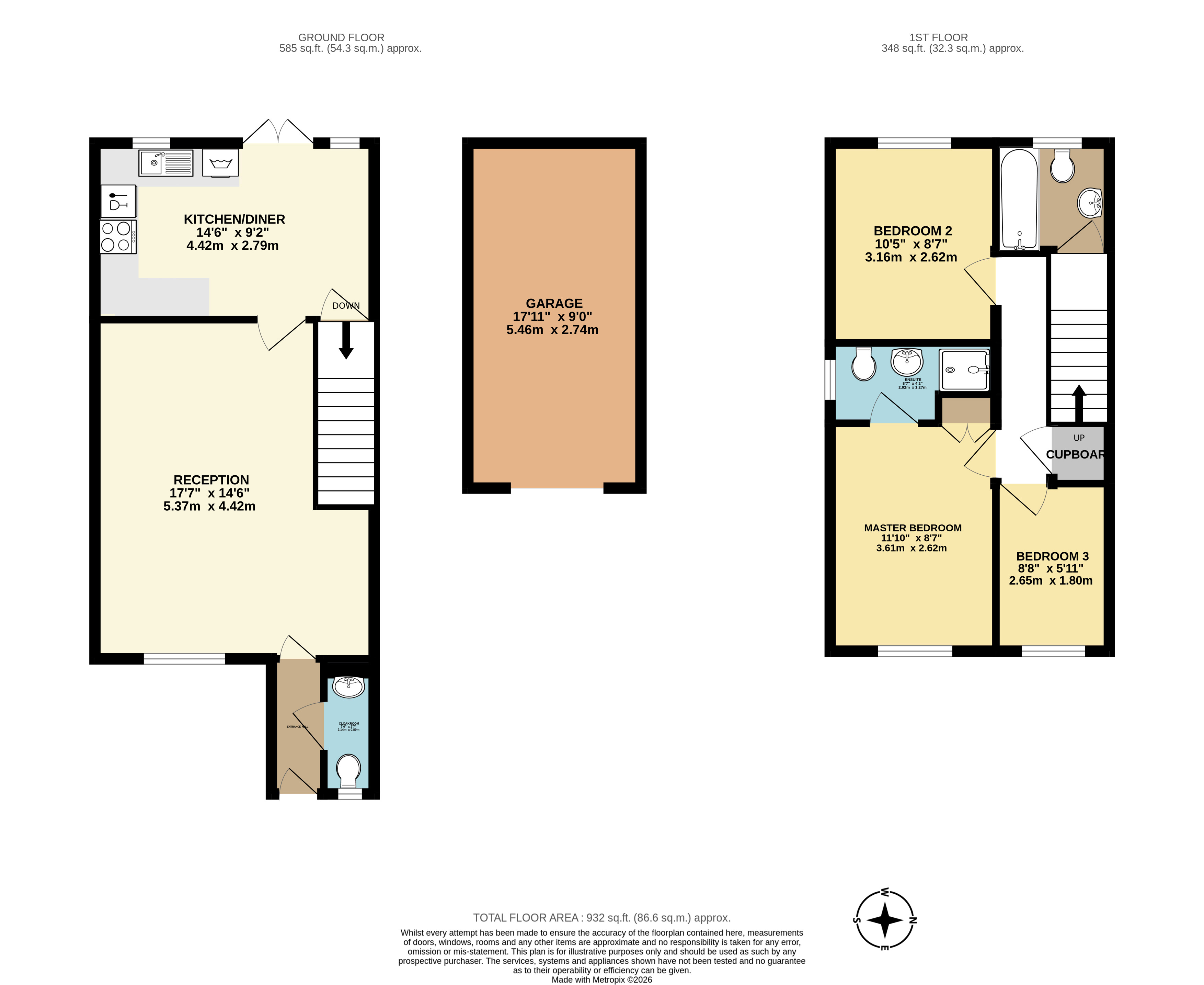 8, Montgomery Avenue, Shefford floorplan